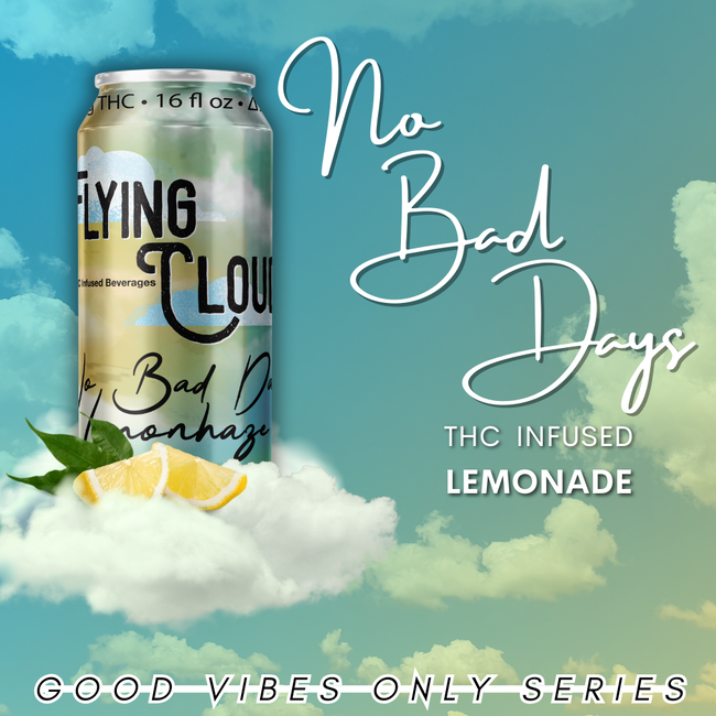 Flying Cloud No Bad Days Lemonade 10MG THC 4 can