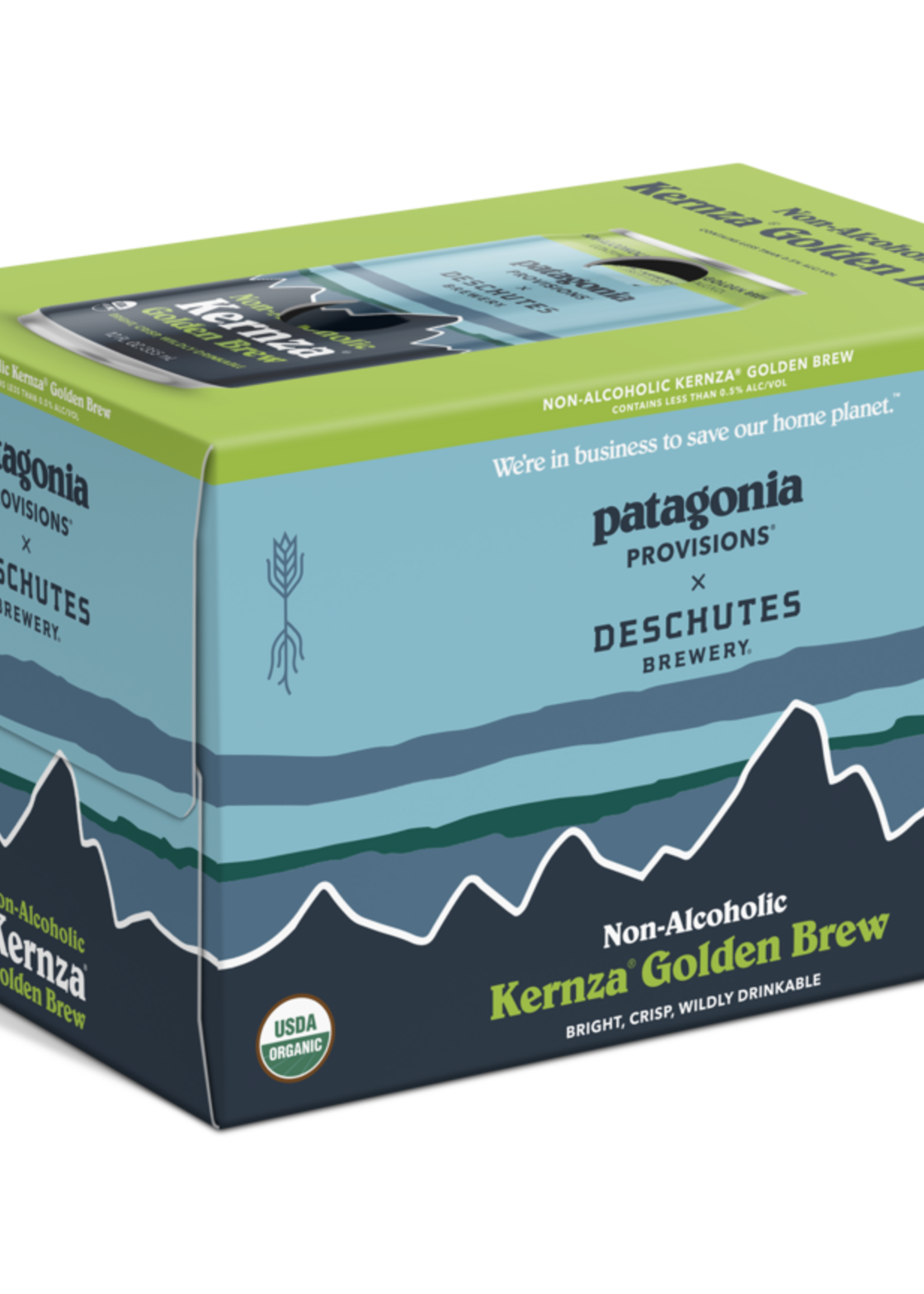 Deschutes Deschutes NA Kernza Patagonia Organic Golden Ale 6 can