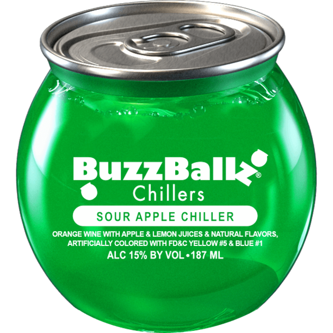 BuzzBallz Sour Apple Chiller 187ml