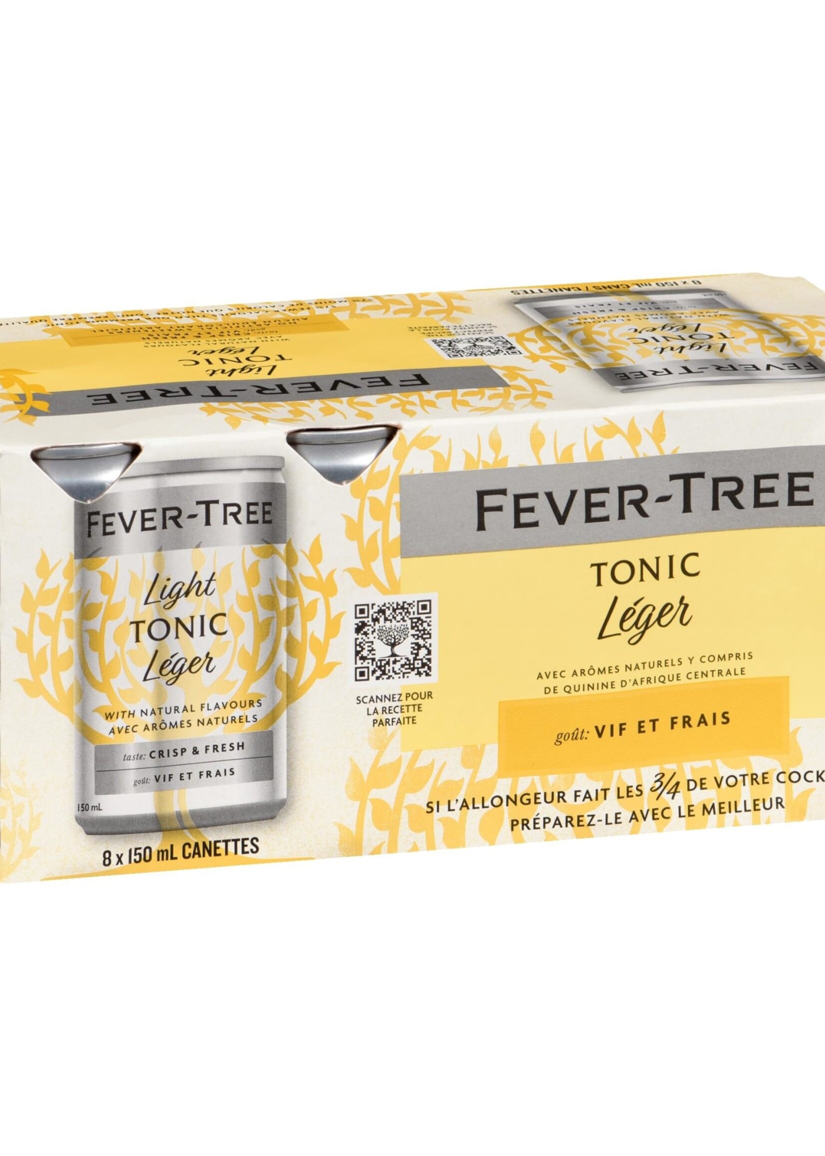 Fever Tree Fever Tree Light Tonic 8 can