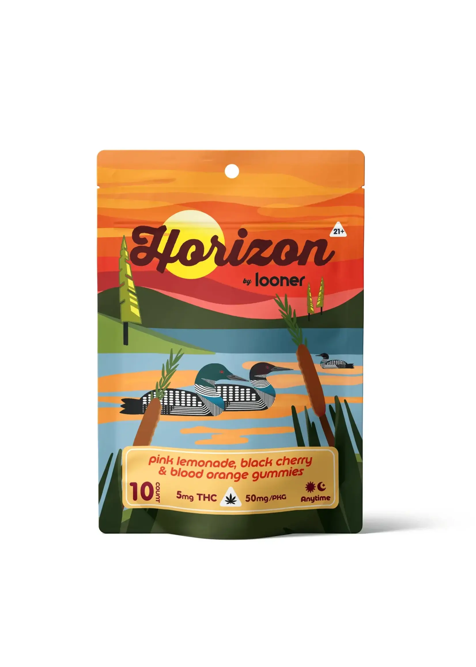 Looner Looner Horizon: Mixed Fruit Gummy (5mg THC) 10 pack