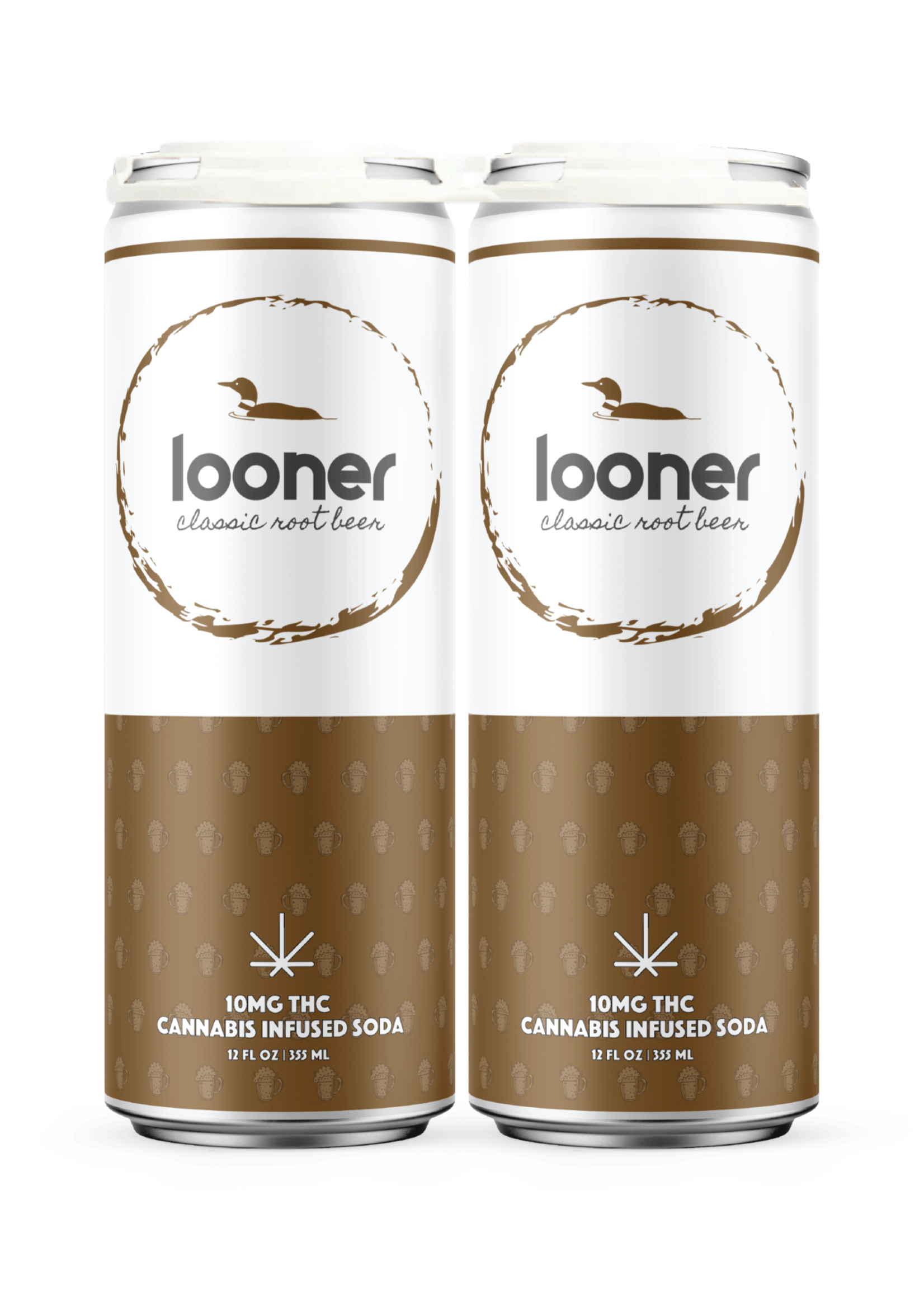 Looner Looner Root Beer Soda 10mg THC 4 Can