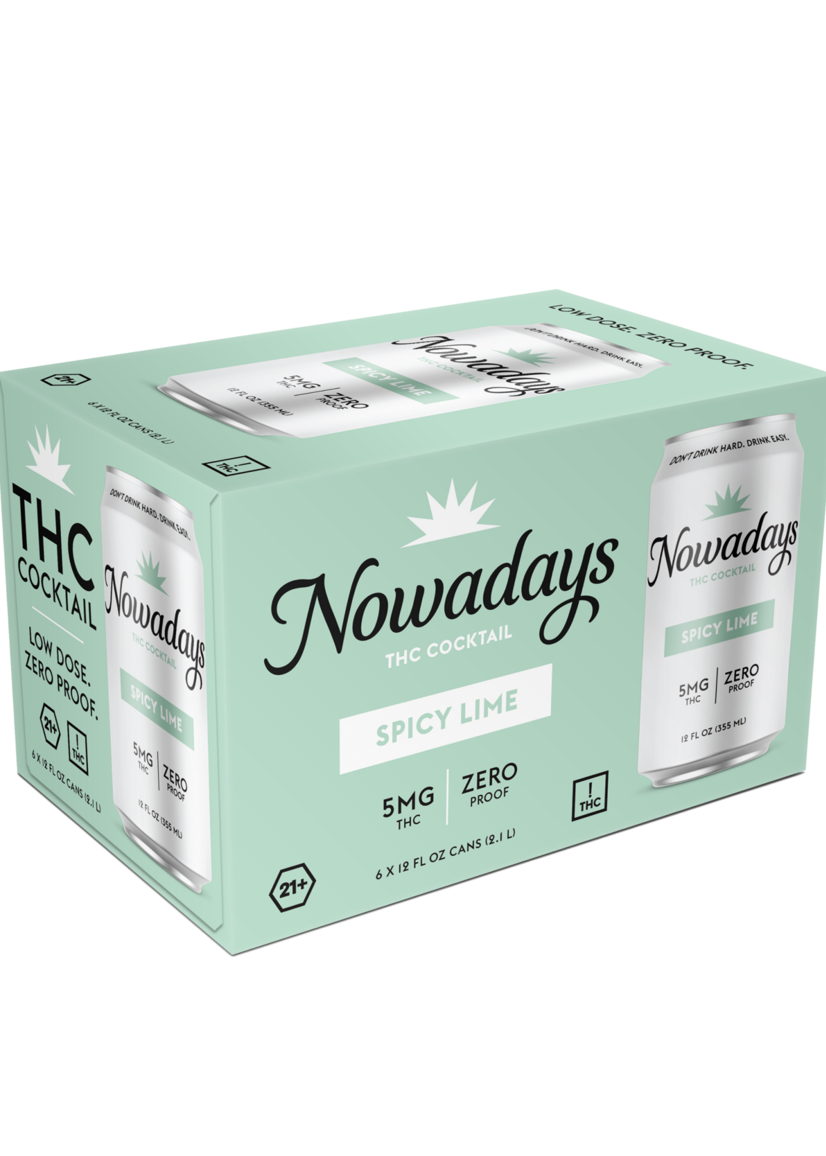 Nowadays Nowadays Spicy Lime 5mg THC 6 can