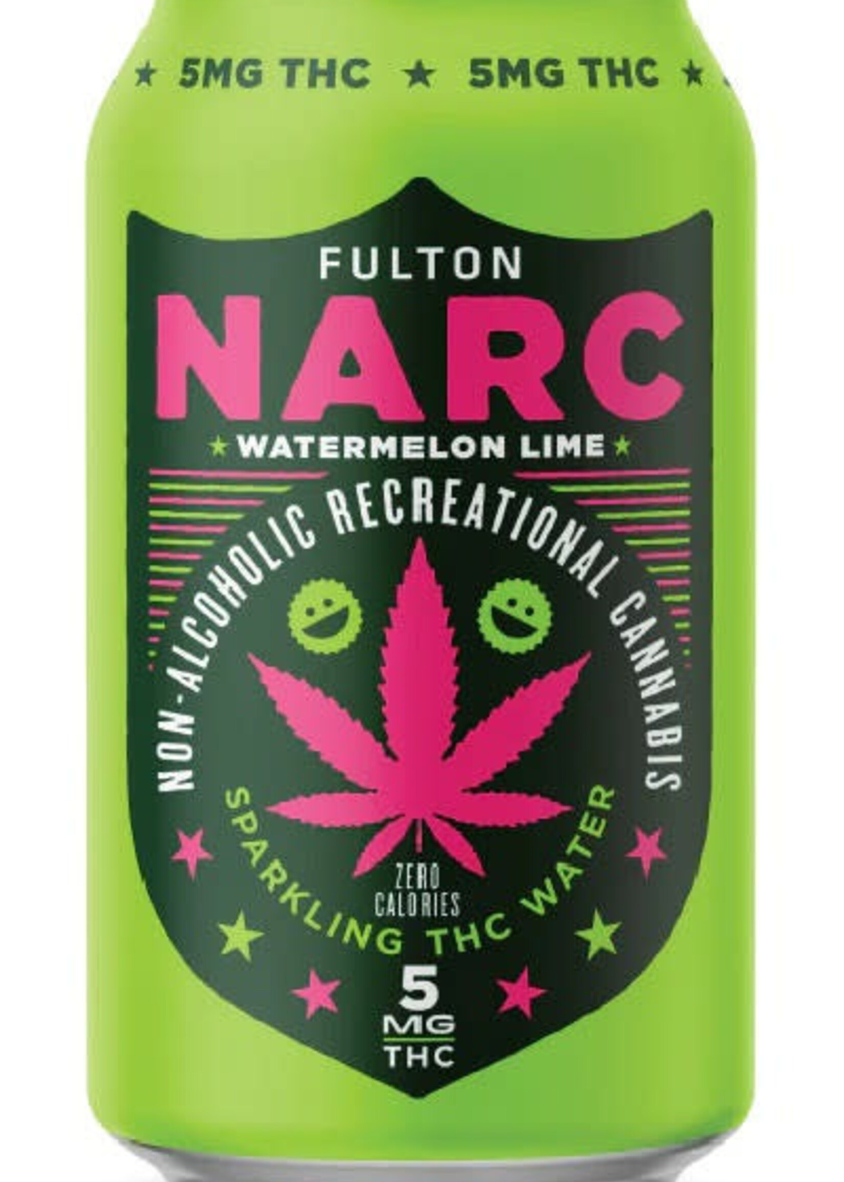 Fulton Beer Fulton Narc Watermelon Lime 5mg THC 4 can