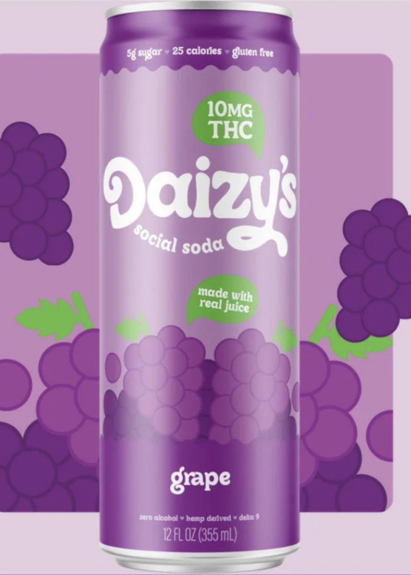 Daizy's THC Daizy's Grape 10MG THC 4 can