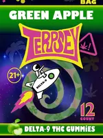 Terpsey THC Terpsey Green Apple Gummies 5mg THC 10 pack