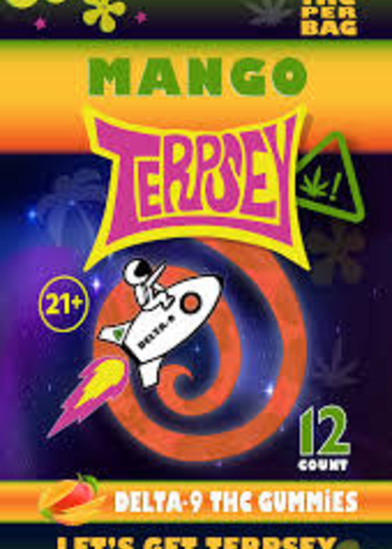 Terpsey THC Terpsey Mango Gummies 5mg THC 10 pack