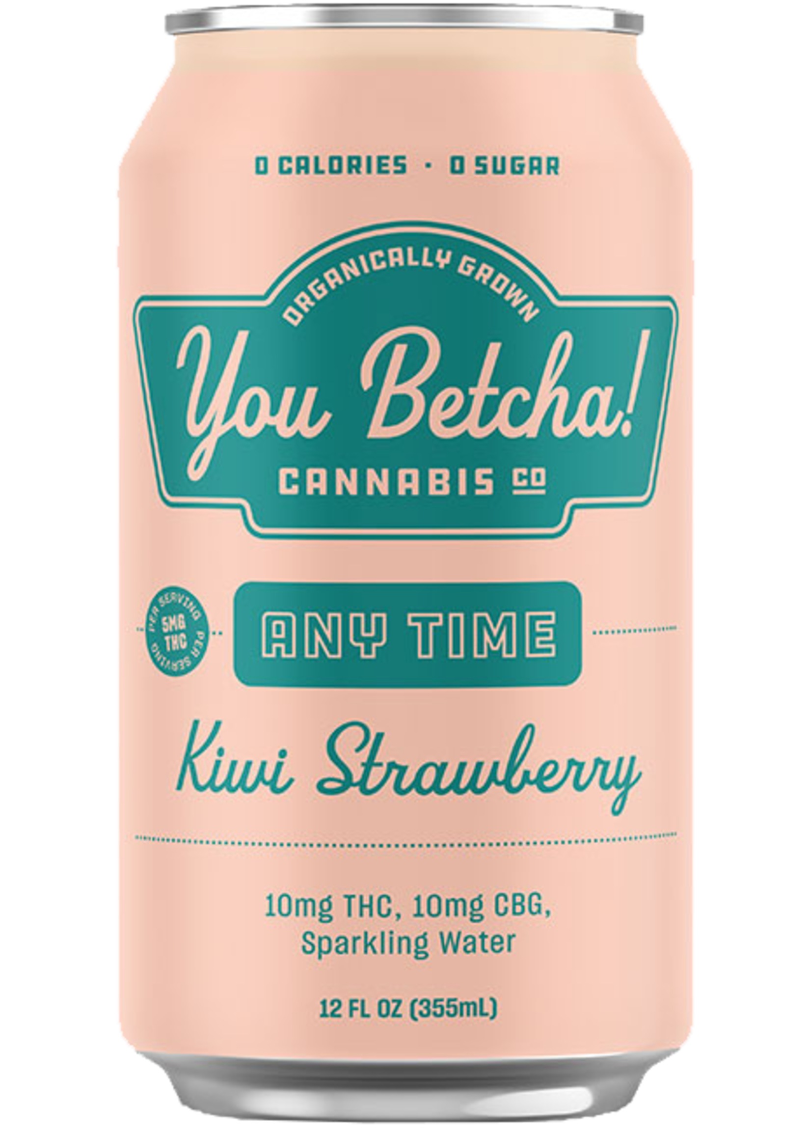 You Betcha! You Betcha Any Time Kiwi Strawberry 10MG THC 4 can