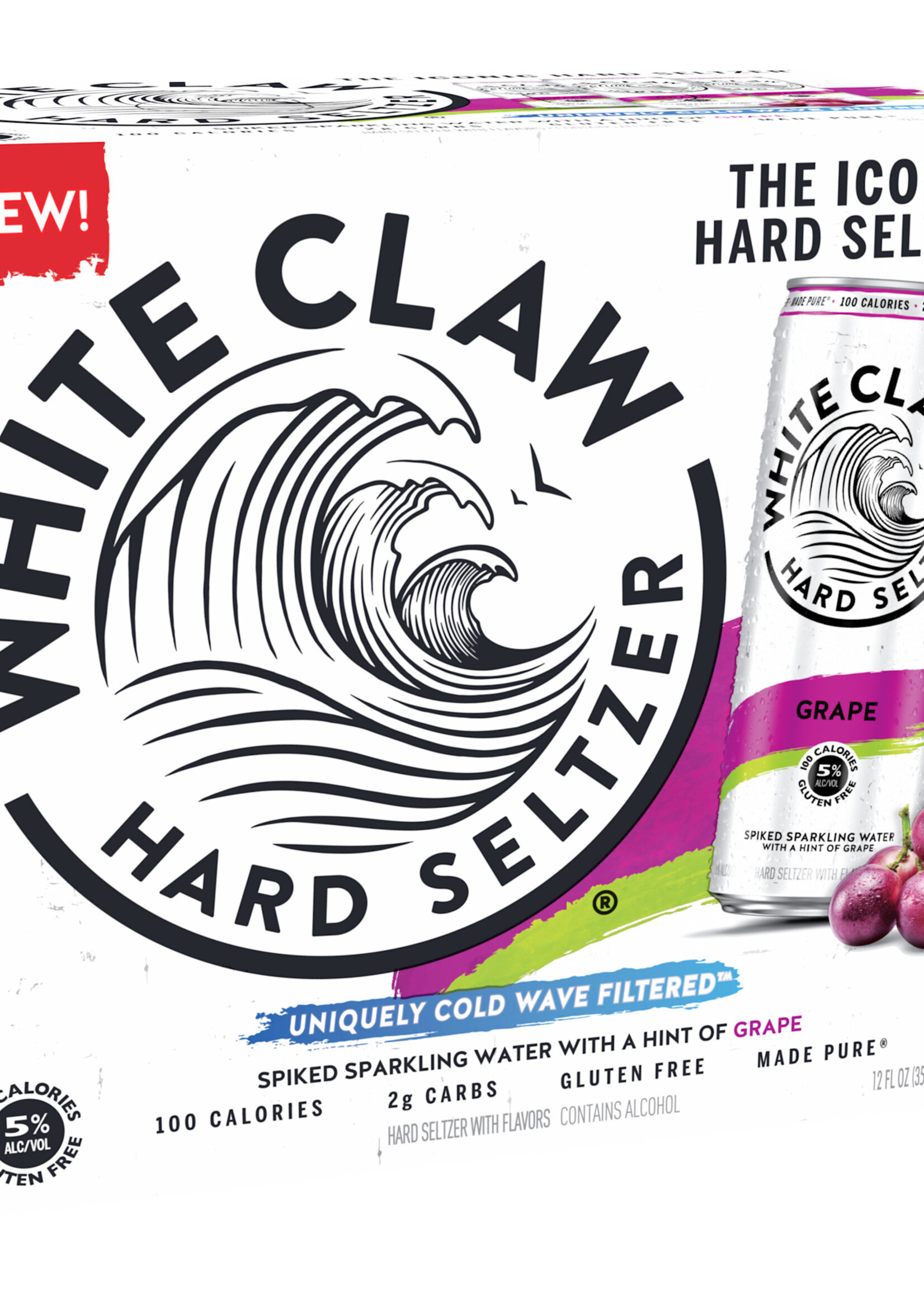Mike's White Claw White Claw Grape Seltzer 6 can