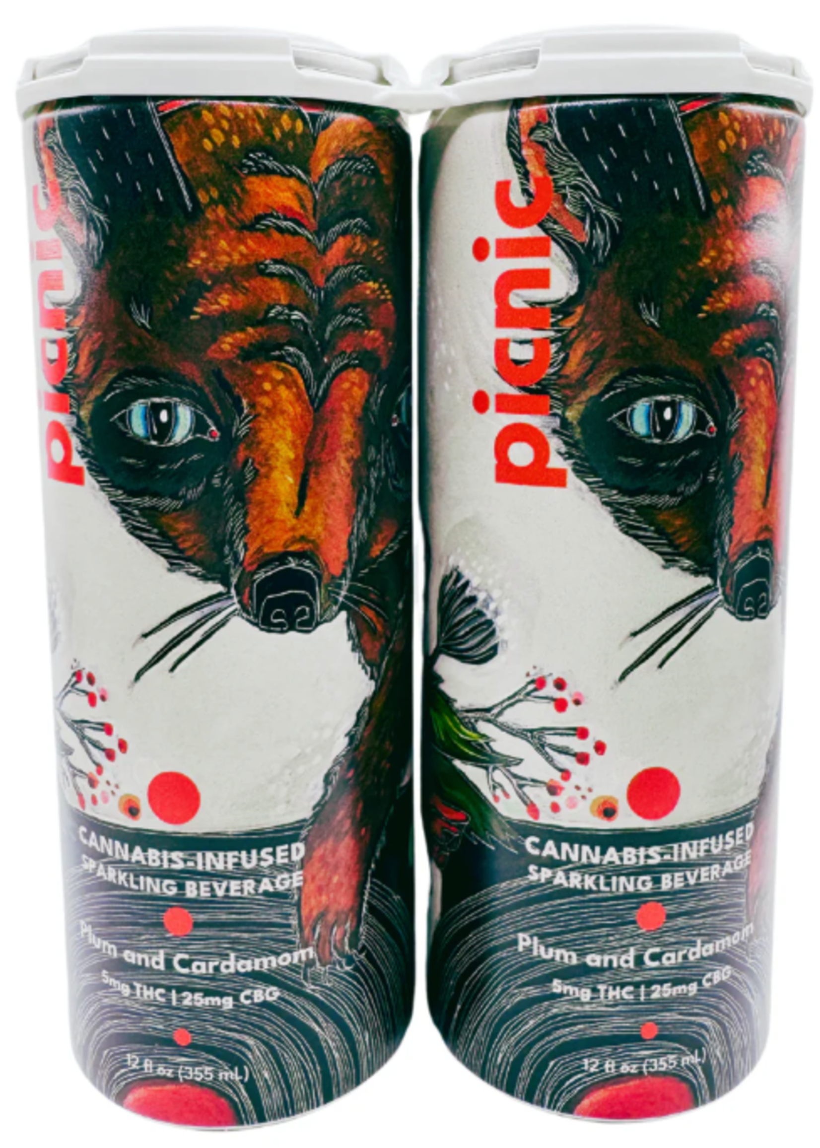 Picnic Picnic Plum & Cardamom  5MG THC 4 can
