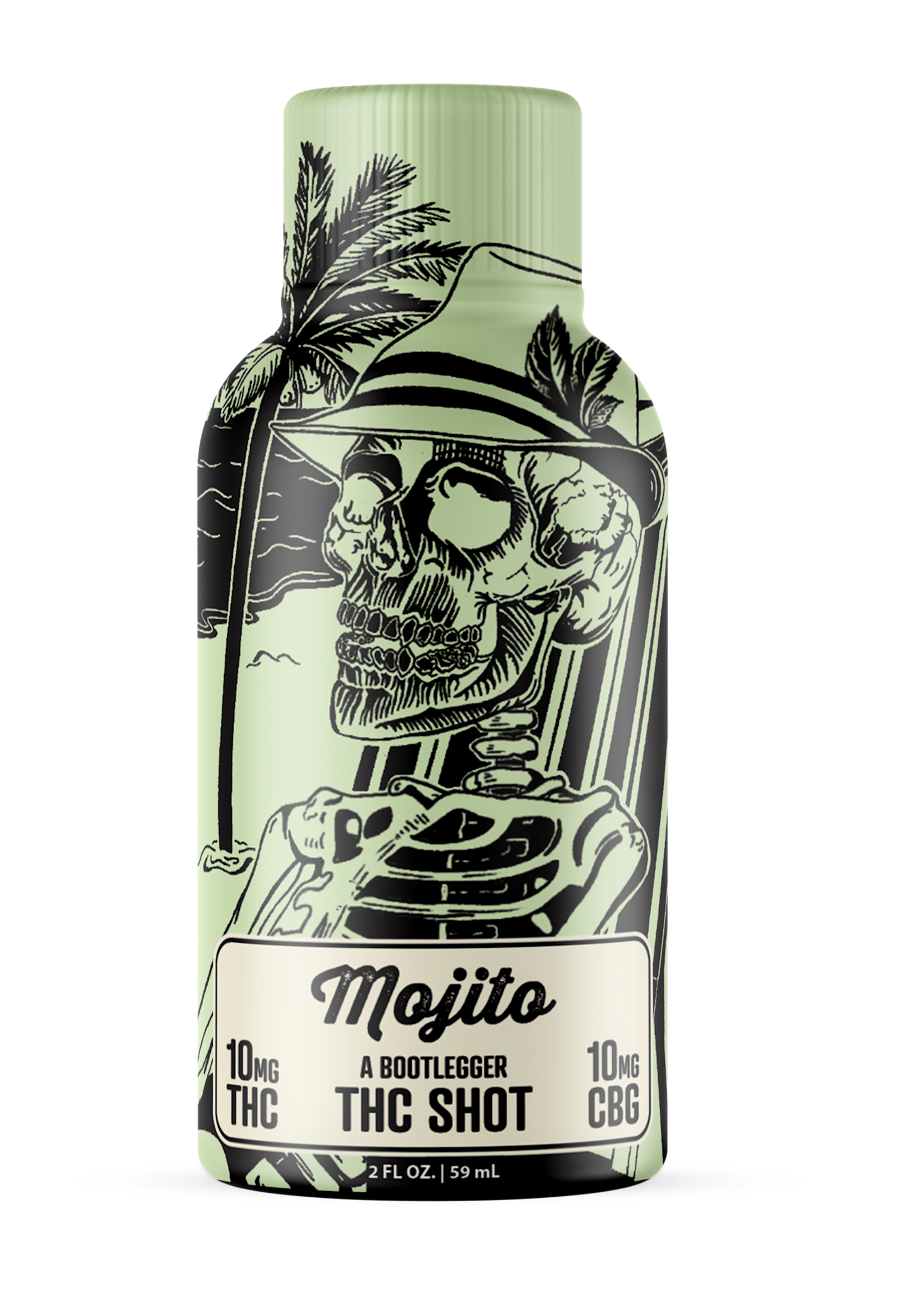 Bootlegger THC Bootlegger Mojito 10mg THC 10mg CBG 2oz SHOTS