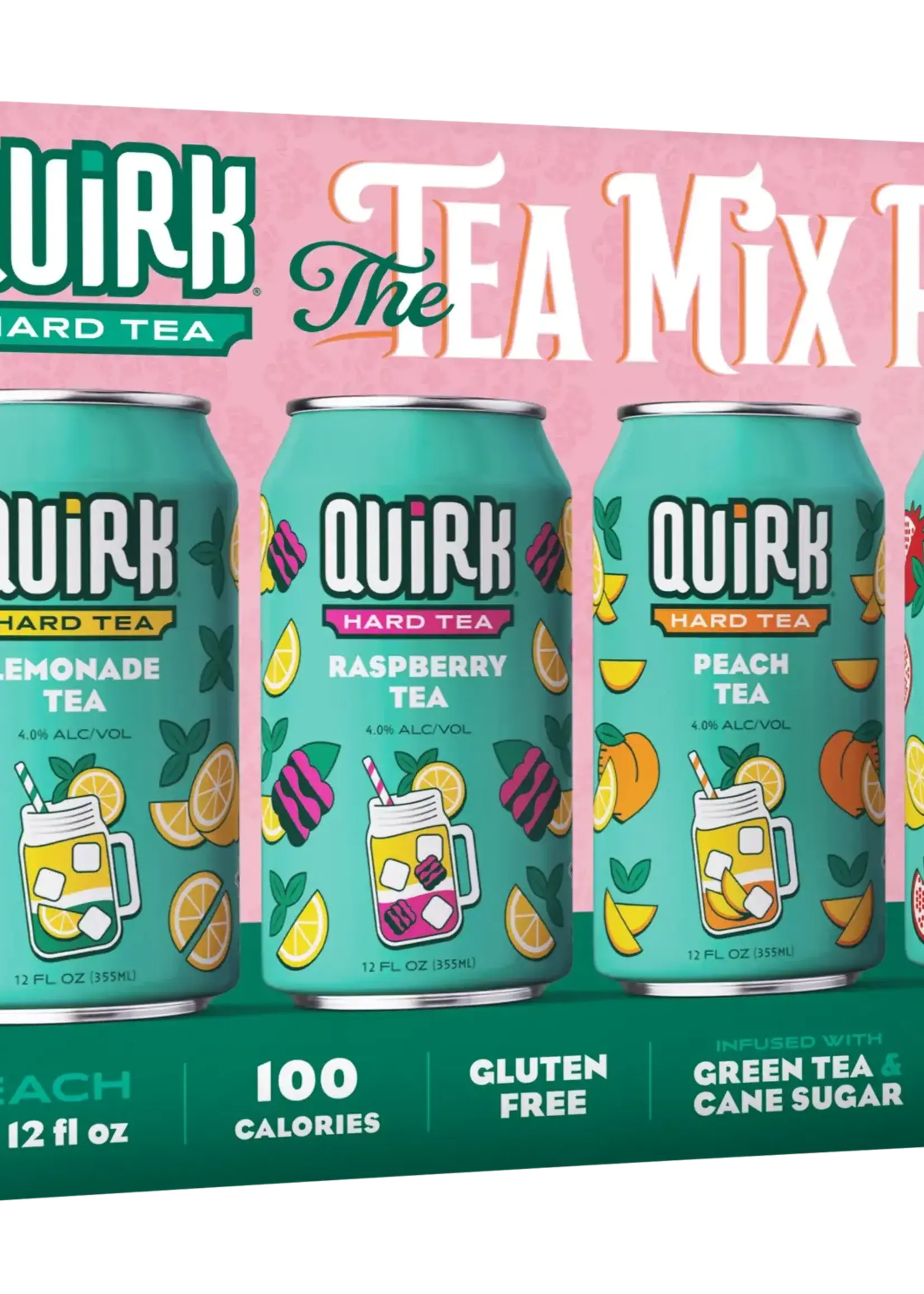 Boulevard Brewing Quirk Seltzer Tea Mix Pack Variety 12 can