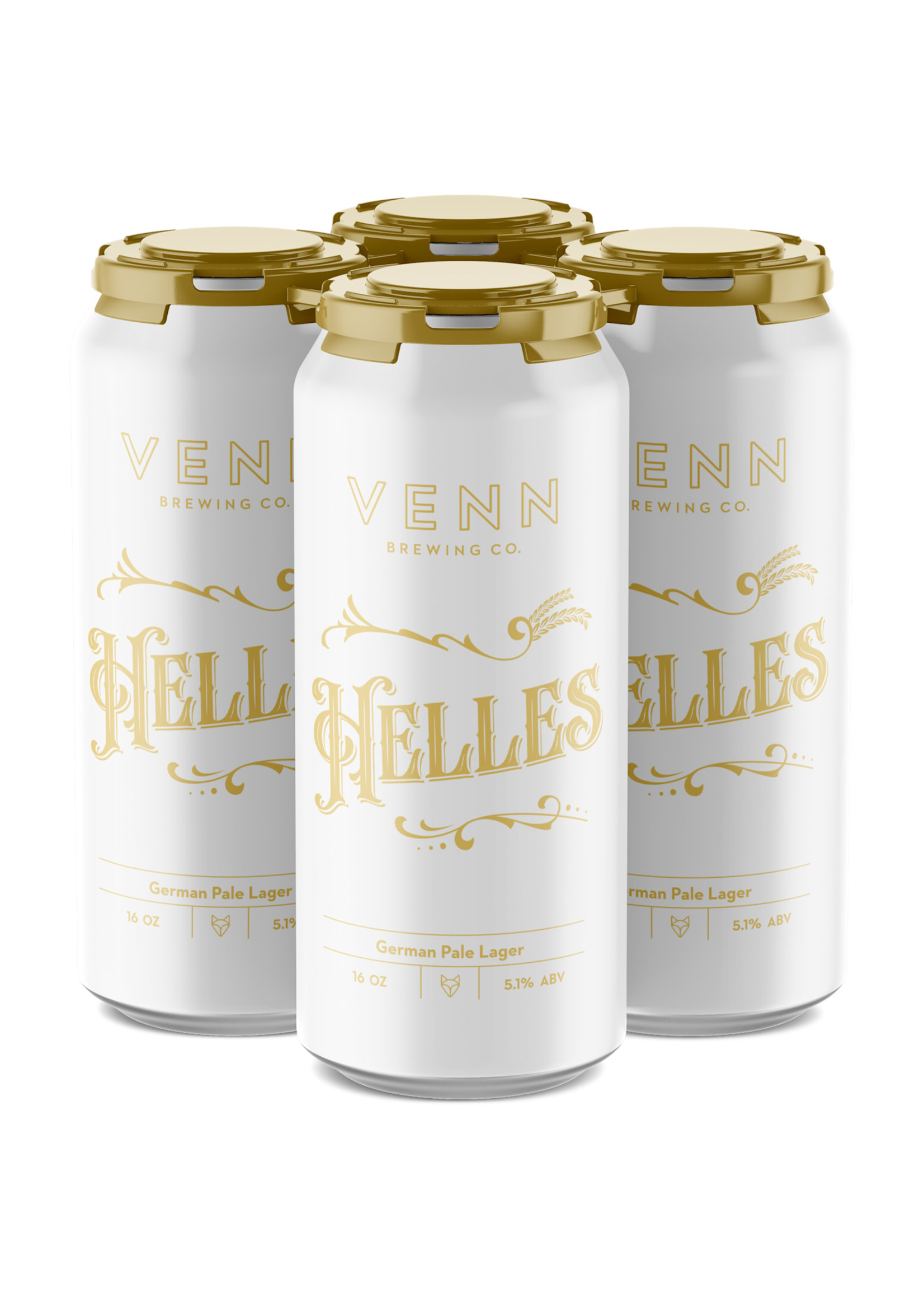 Venn Brewing Venn Brewing Helles 4 pack