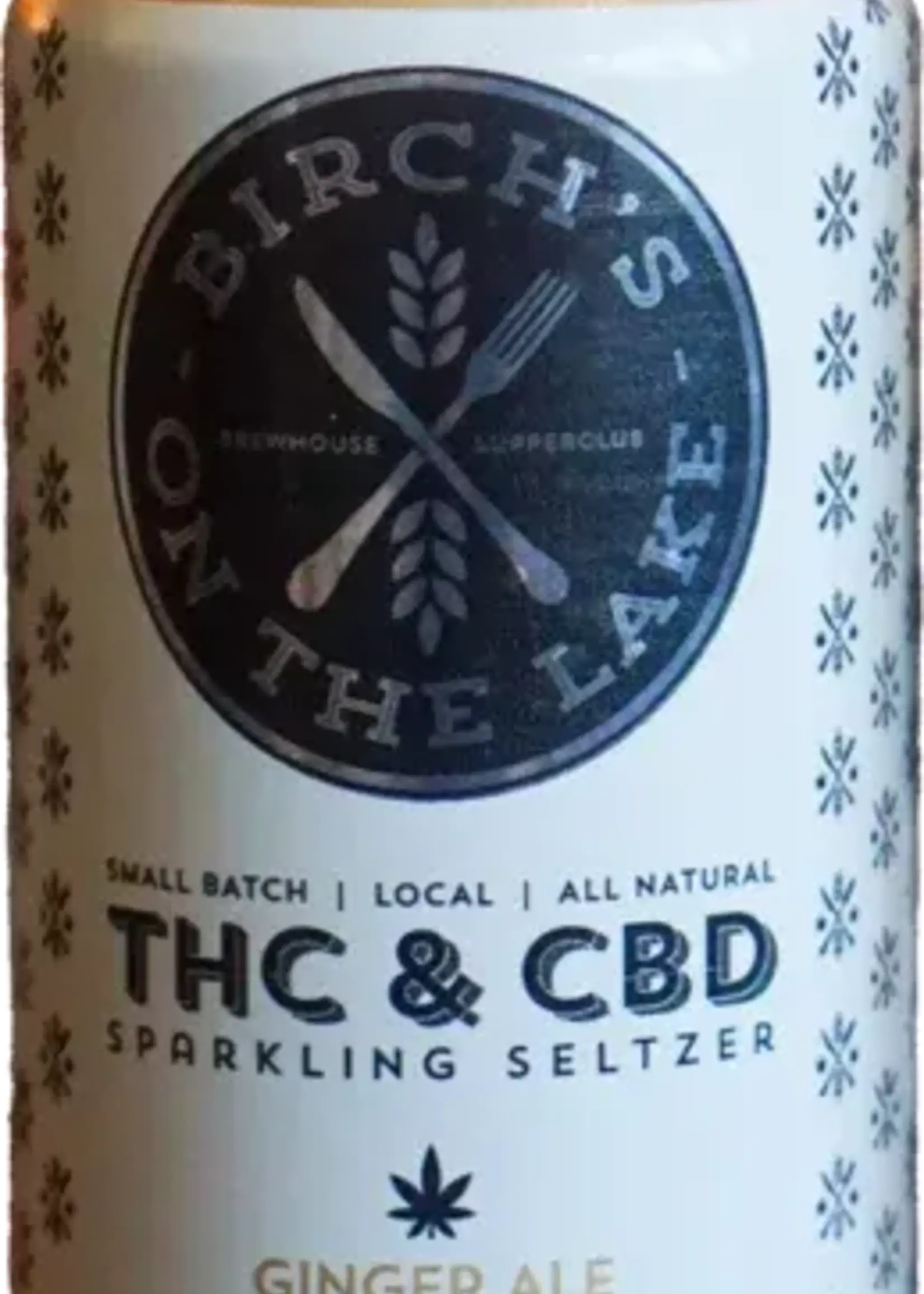 Birch's THC Birch's On The Lake Ginger Ale 10mg THC 15mg CBD 4 Can