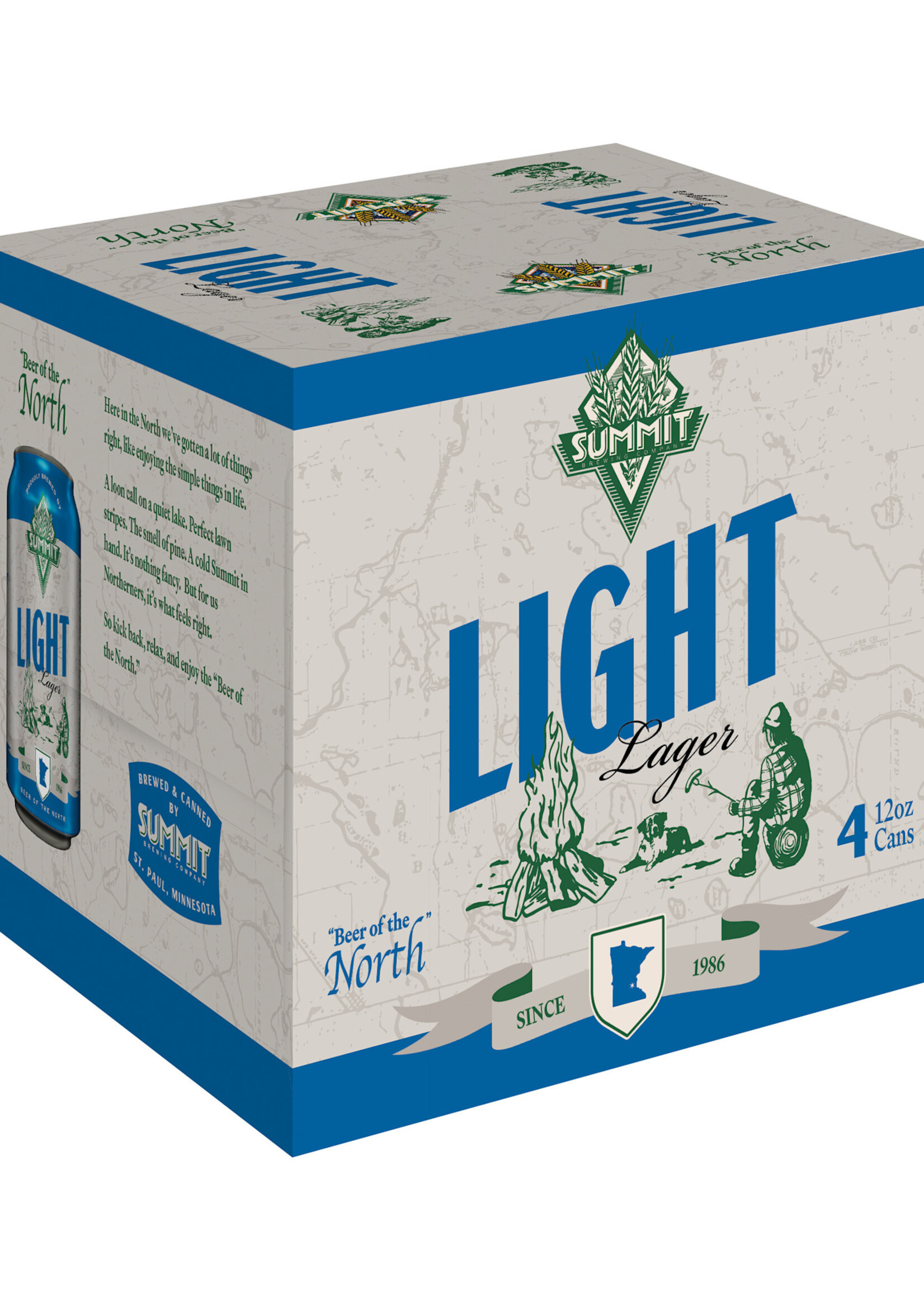 Summit Summit Lager Light 4 Can