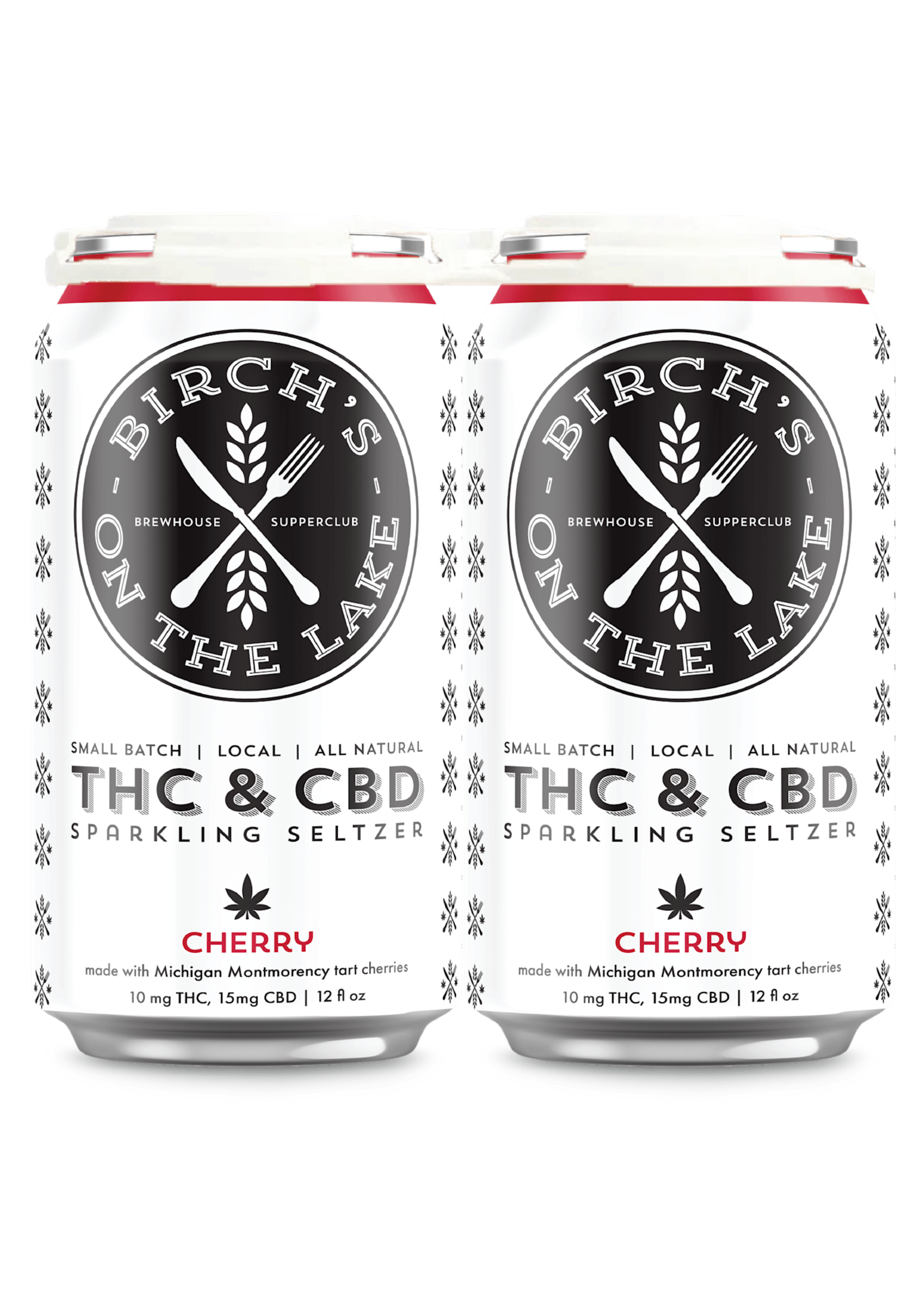 Birch's THC Birch's On The Lake Cherry 10mg THC 15mg CBD 4 Can