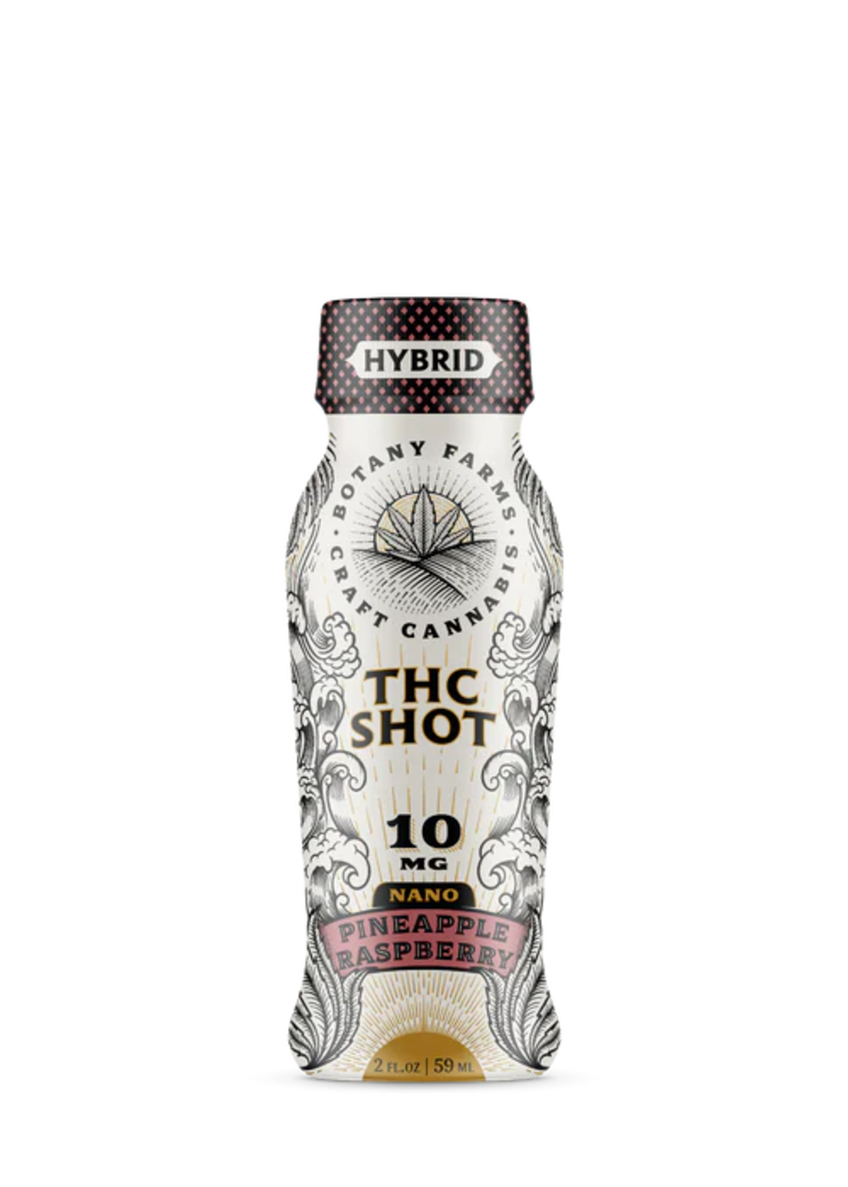 Botany Farms Botany Farms Pineapple Raspberry 10mg THC 2oz SHOTS