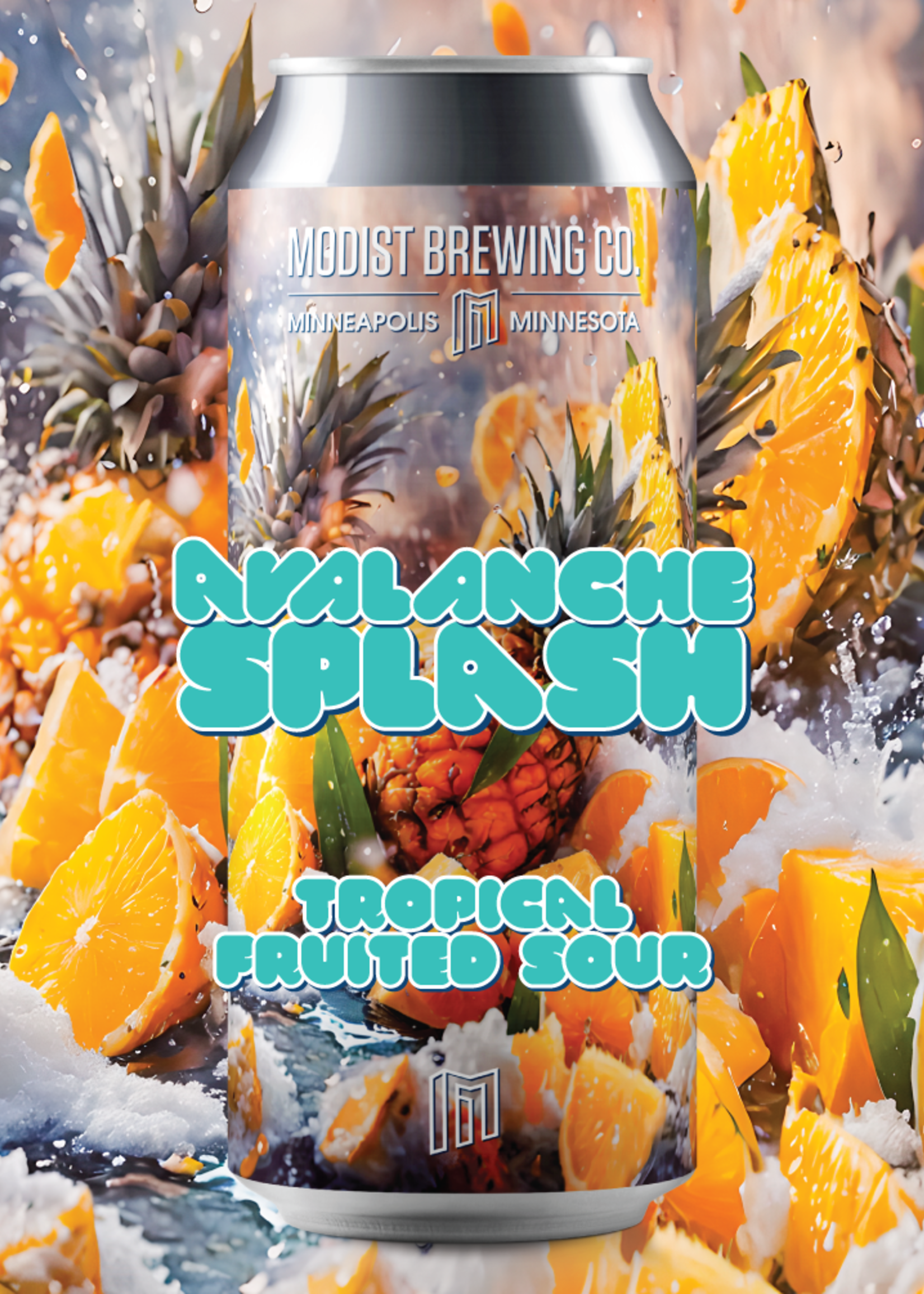 Modist Brewing Company Modist Avalanche Splash Tropical Fruited Sour 4 can