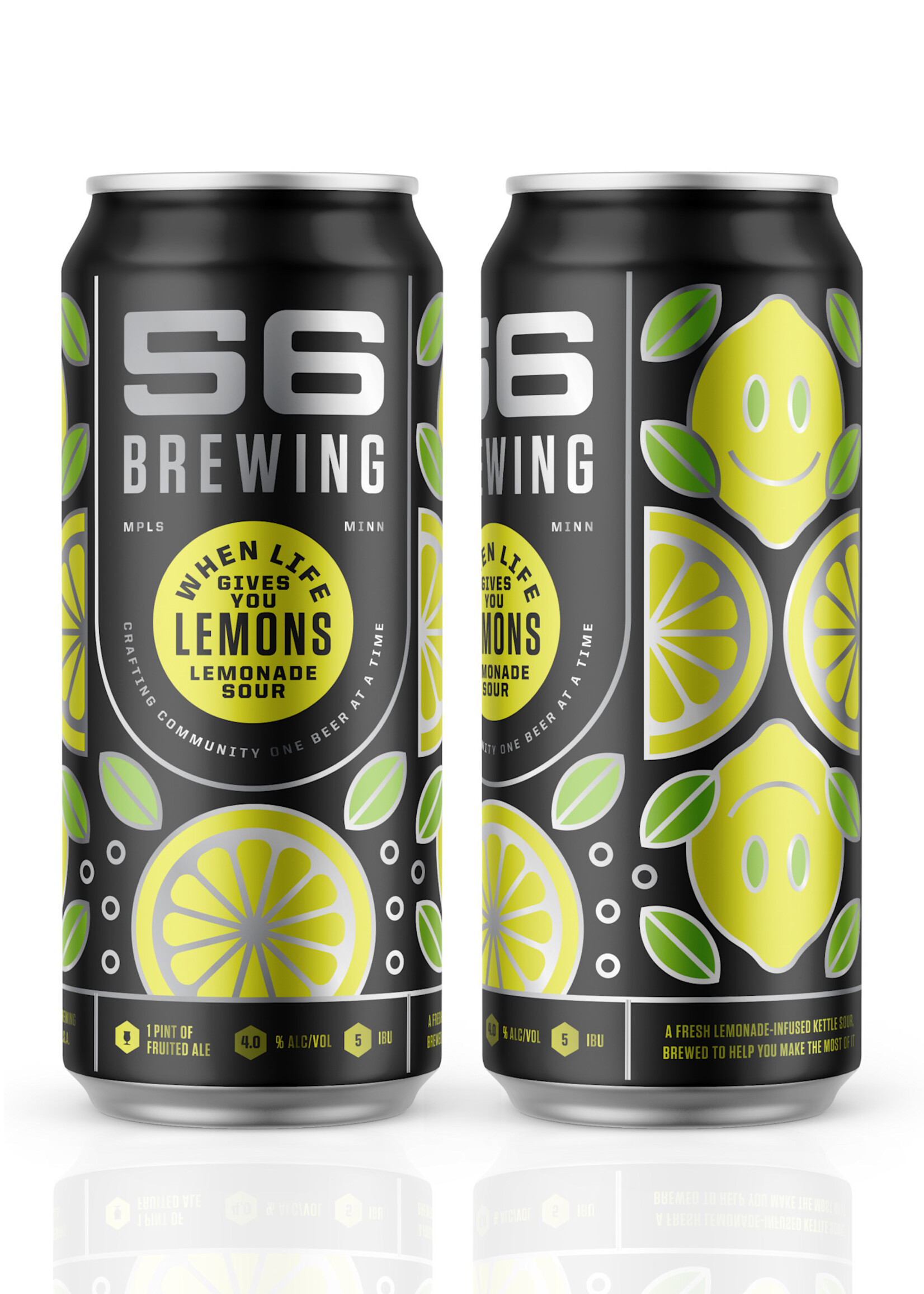 56 Brewing 56 Brewing When Life Gives You Lemons Lemonade Sour 4 can