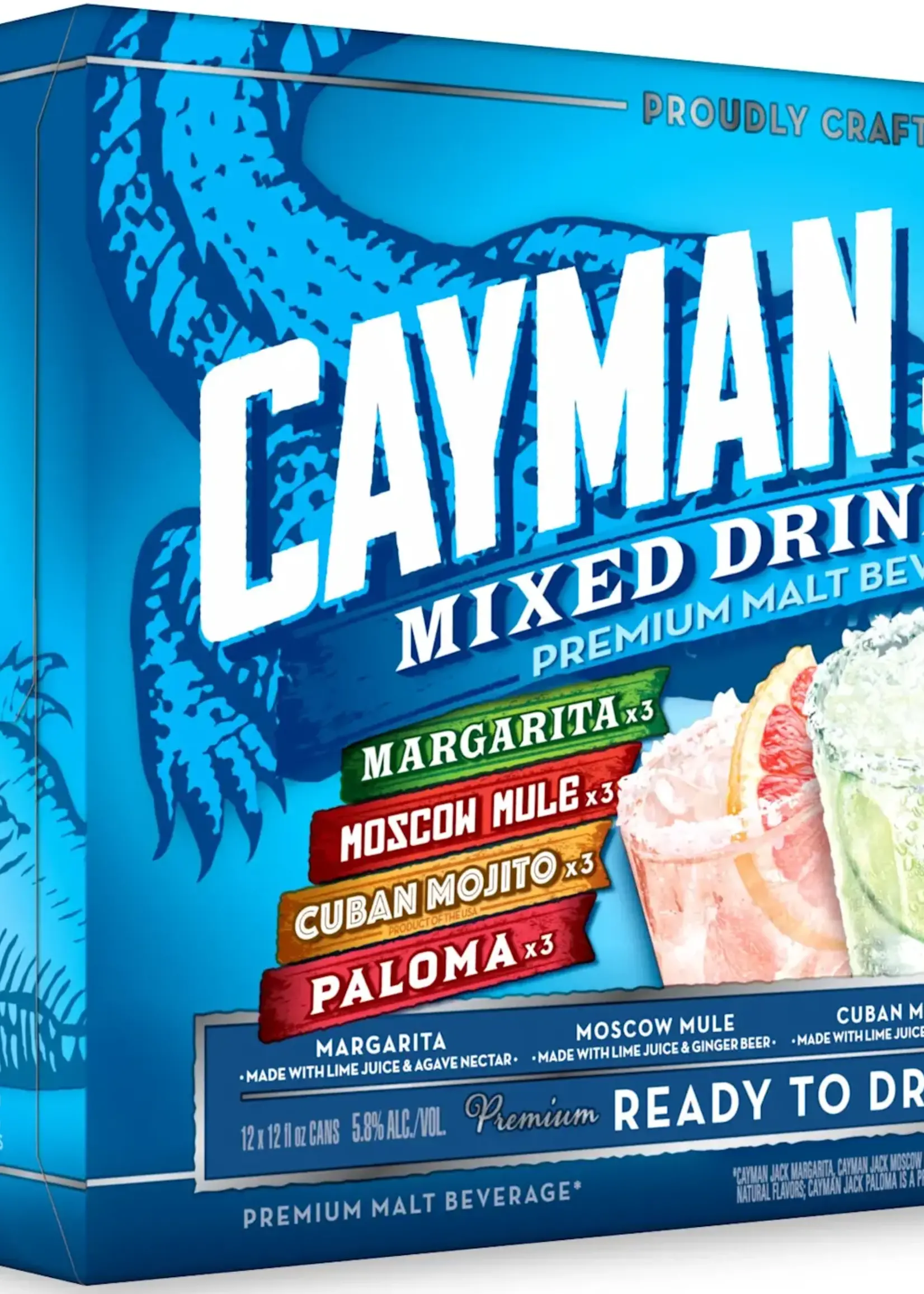 Cayman Jack Cayman Jack Variety Mixed Drink Pack 12 can