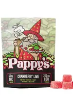 Pappy's THC Pappy's Cranberry Lime THC Gummy 50mg (5mg THC 25mg CBD/Gummy)