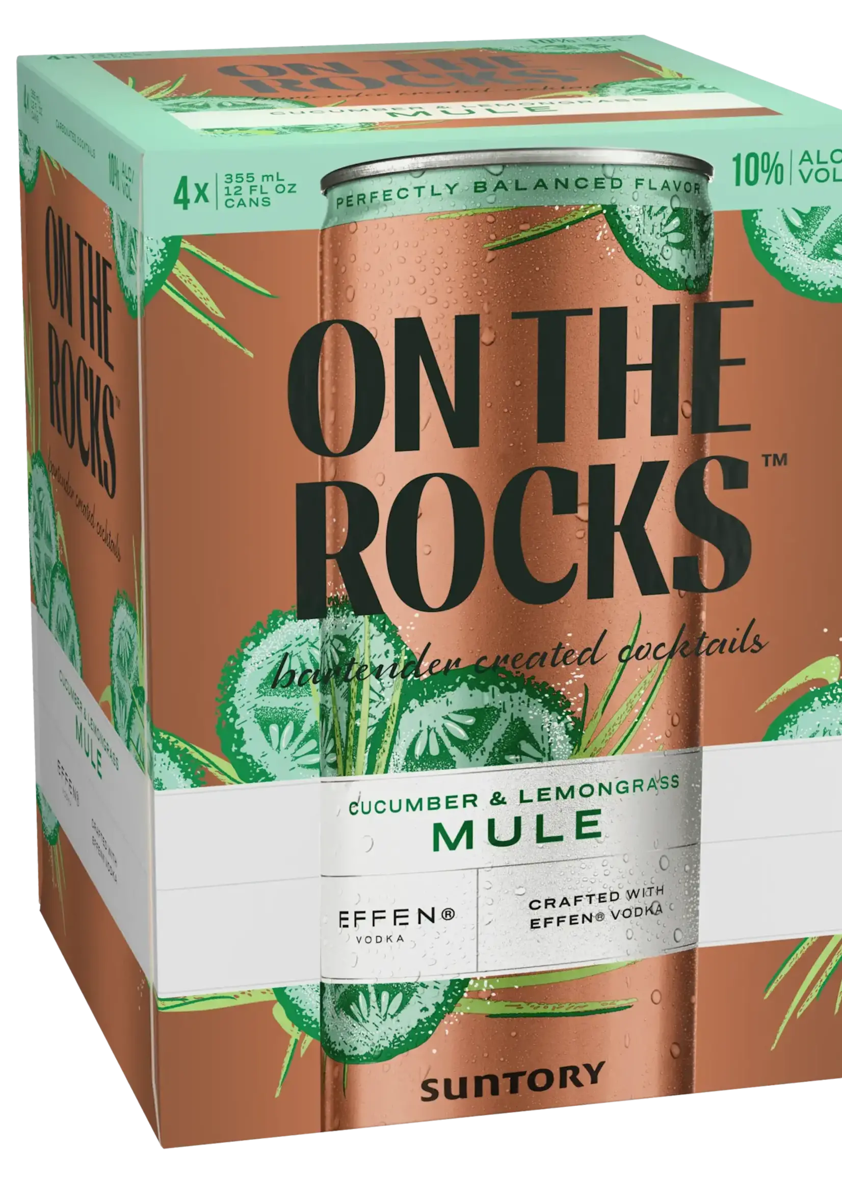 On The Rocks (OTR) On The Rocks Cucumber Lemongrass Mule RTD 4 can