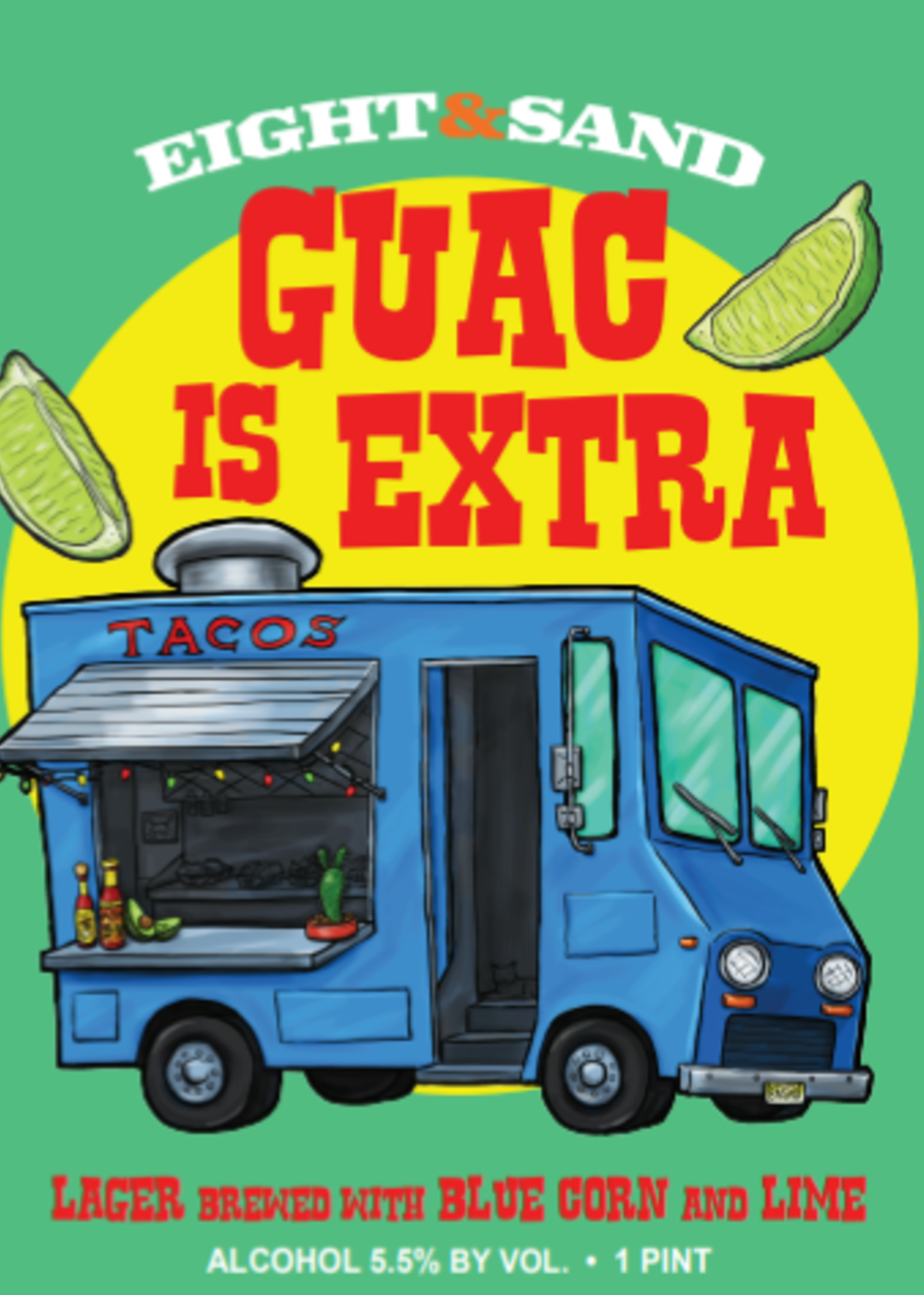Luce Line Luce Line Guac is Extra Sea Salt Lime Mexican Lager 4 can