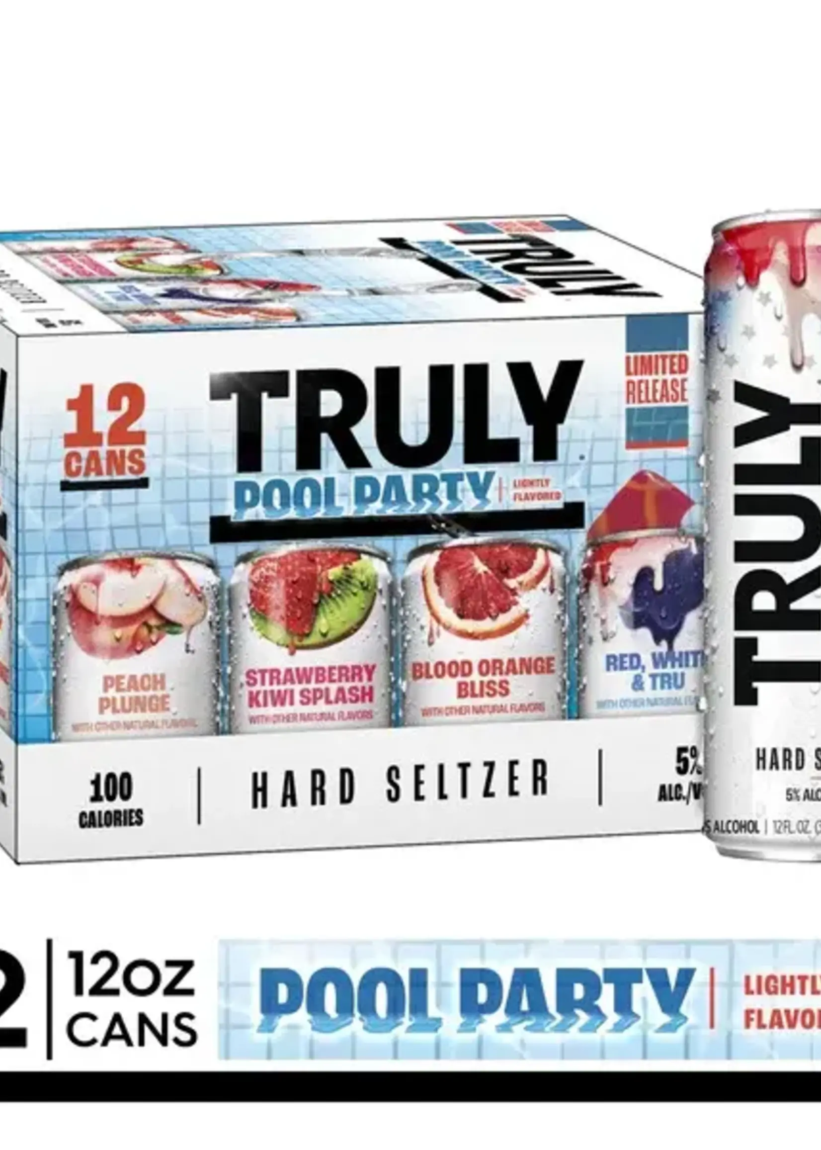 Truly Truly Pool Party Seltzer Variety 12 CAN