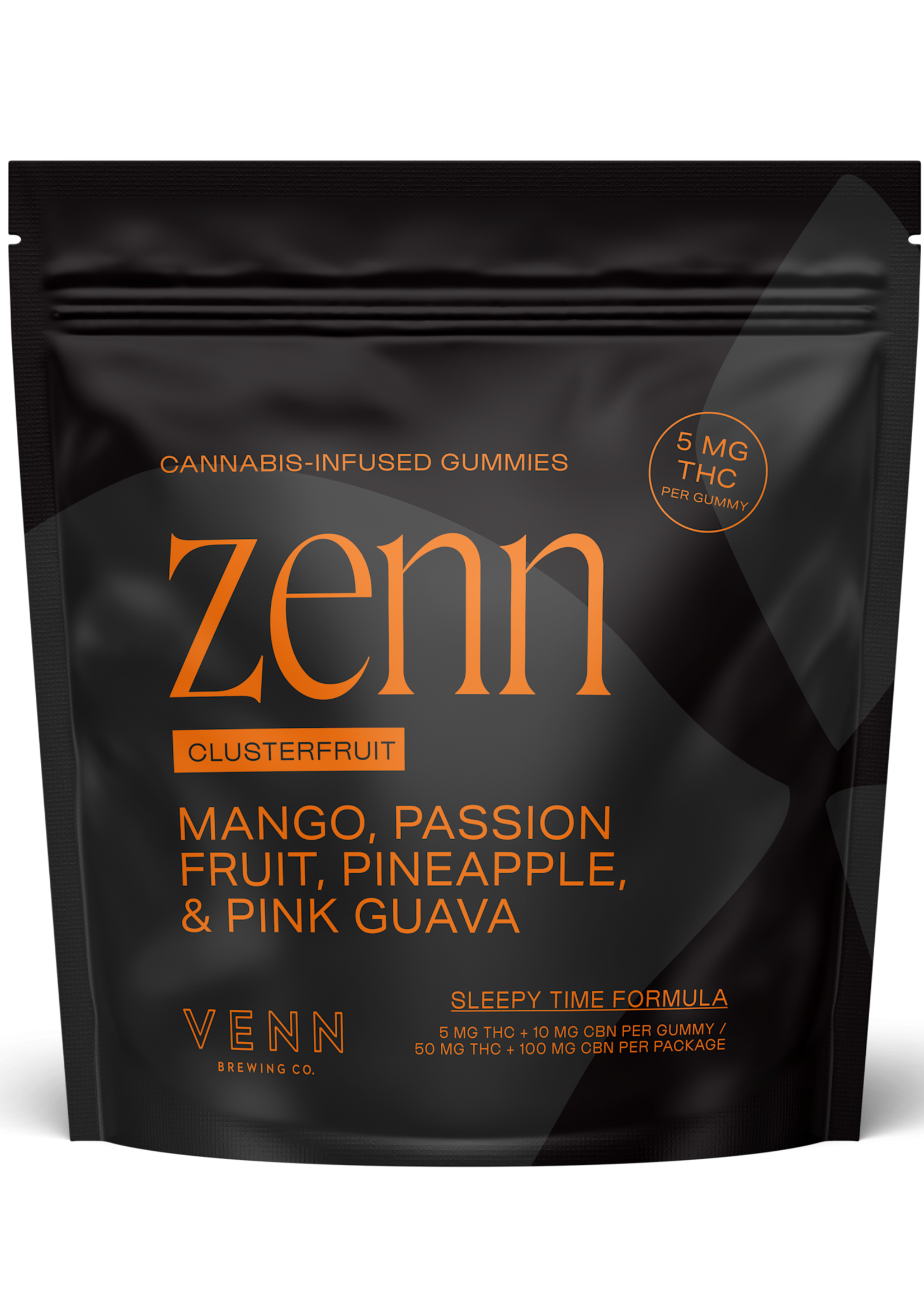 Venn Brewing Venn Zenn Clusterfruit Gummies 5mg THC 10 pack