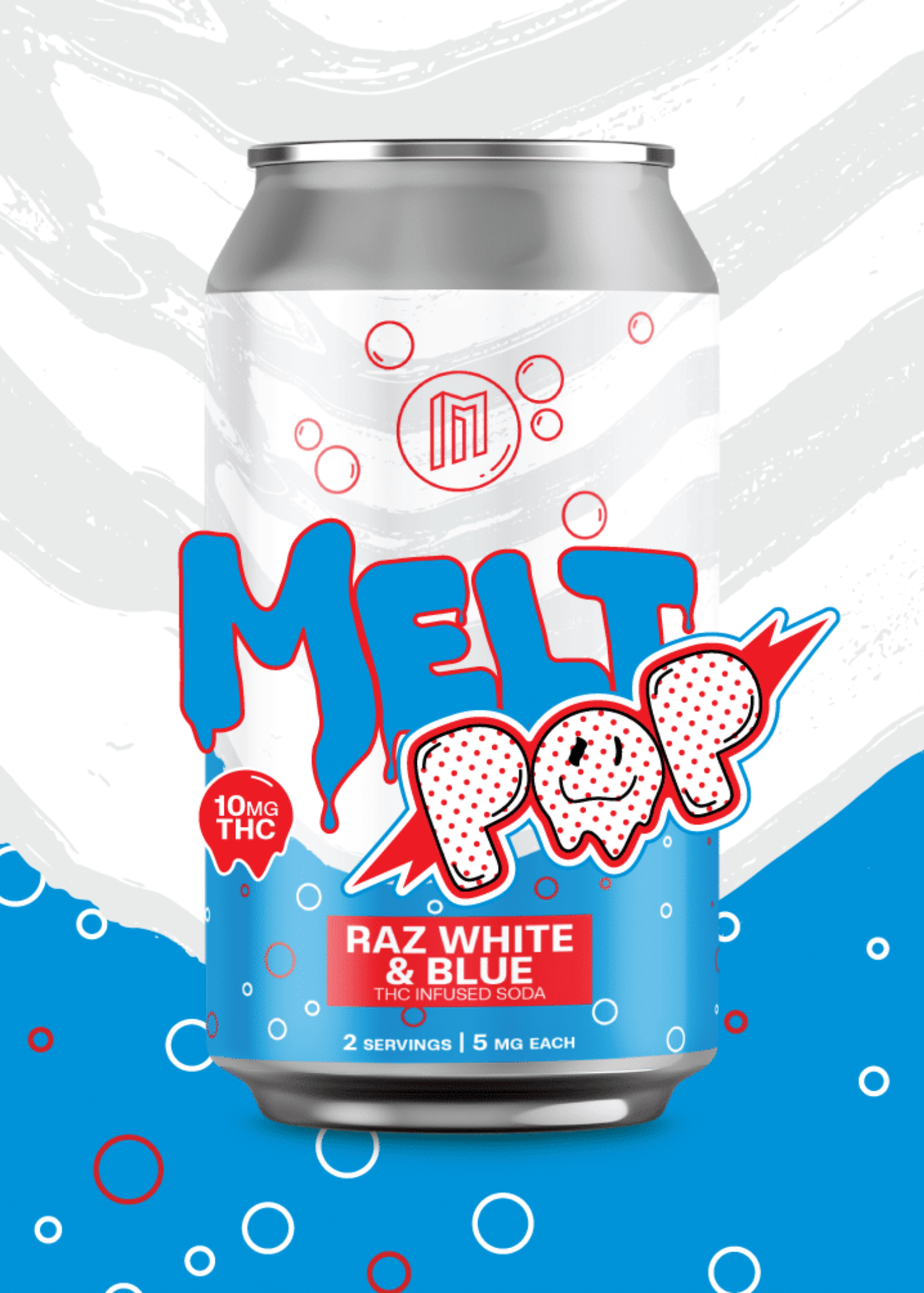 Modist Brewing Company Modist Melt POP Raz White & Blue 10mg THC 4 can