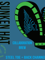 Steel Toe Brewing Steel Toe x Back Channel Sunken Hat Hazy IPA 6 can