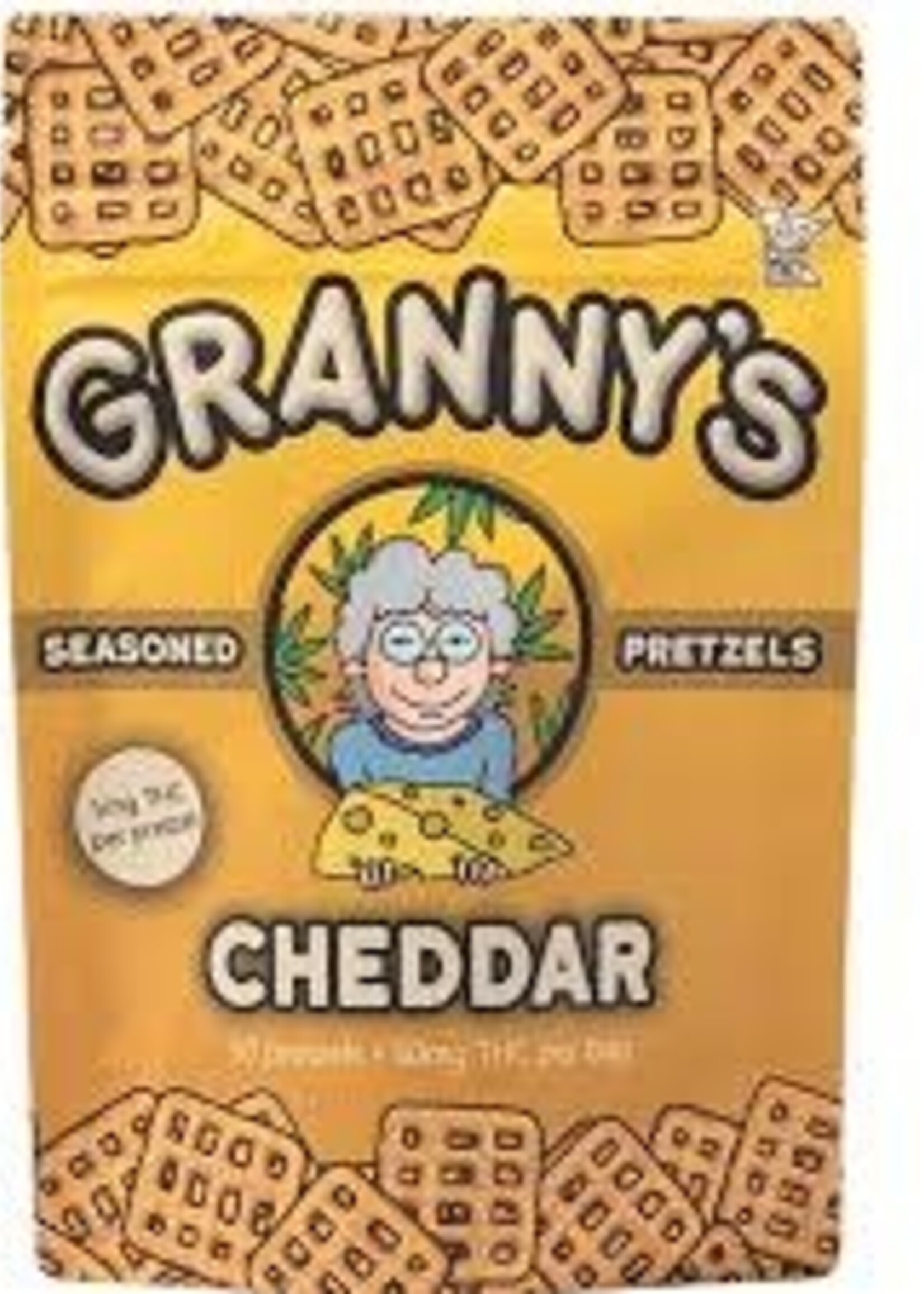 Granny's Granny's THC Pretzels Cheddar 50mg (1mg/Pretzel)