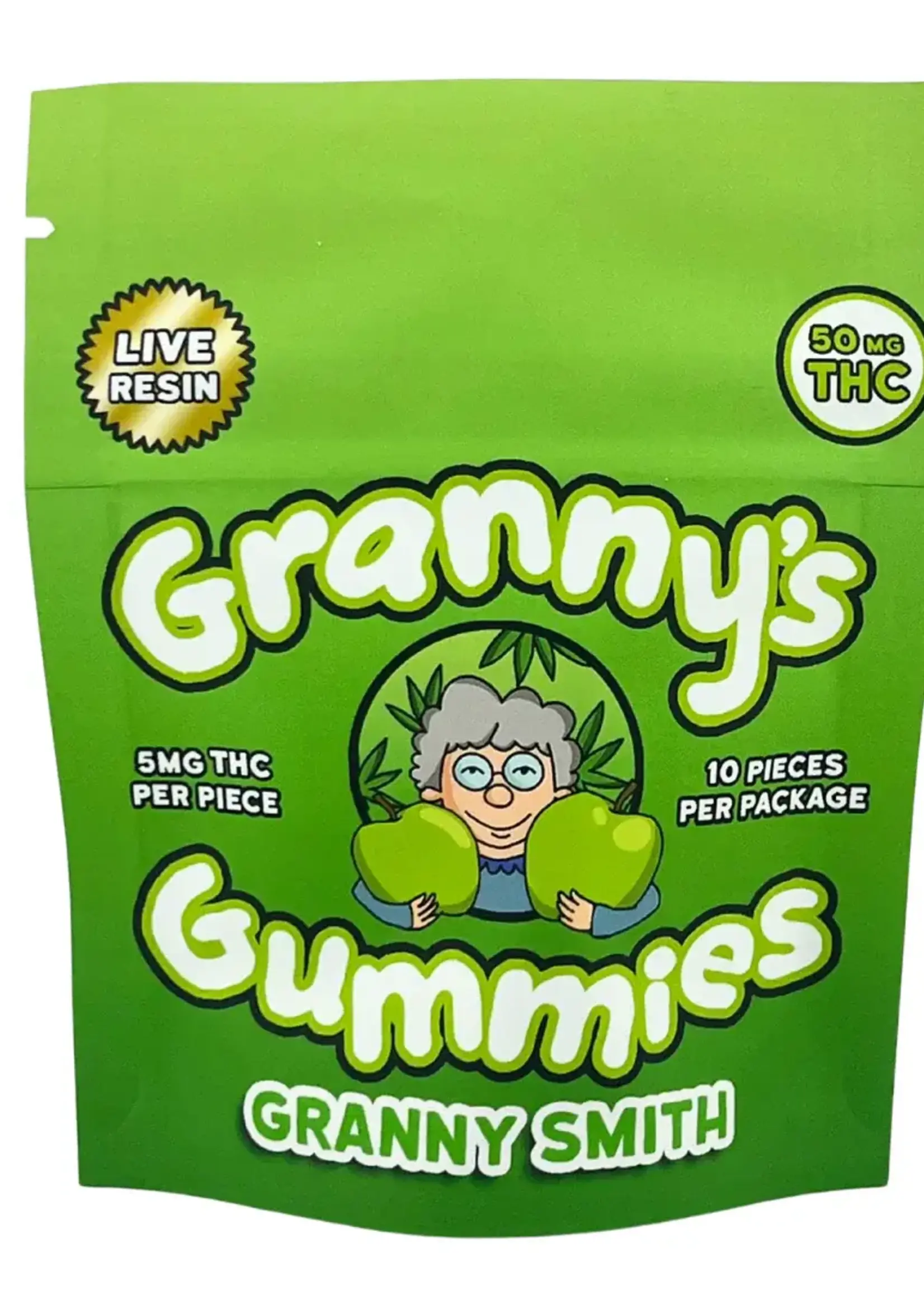 Granny's Granny's Granny Smith THC Gummy 50mg (5mg/Gummy)