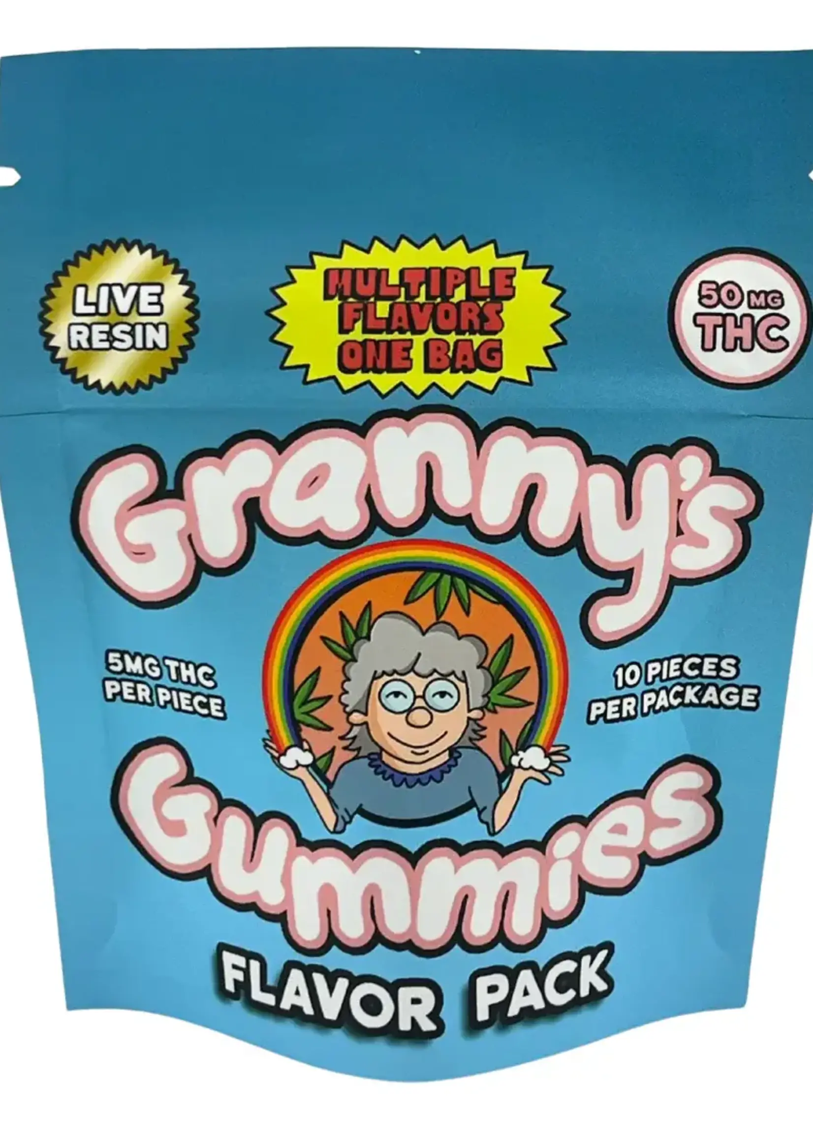 Granny's Granny's Flavor Pack THC Gummy 50mg (5mg/Gummy)