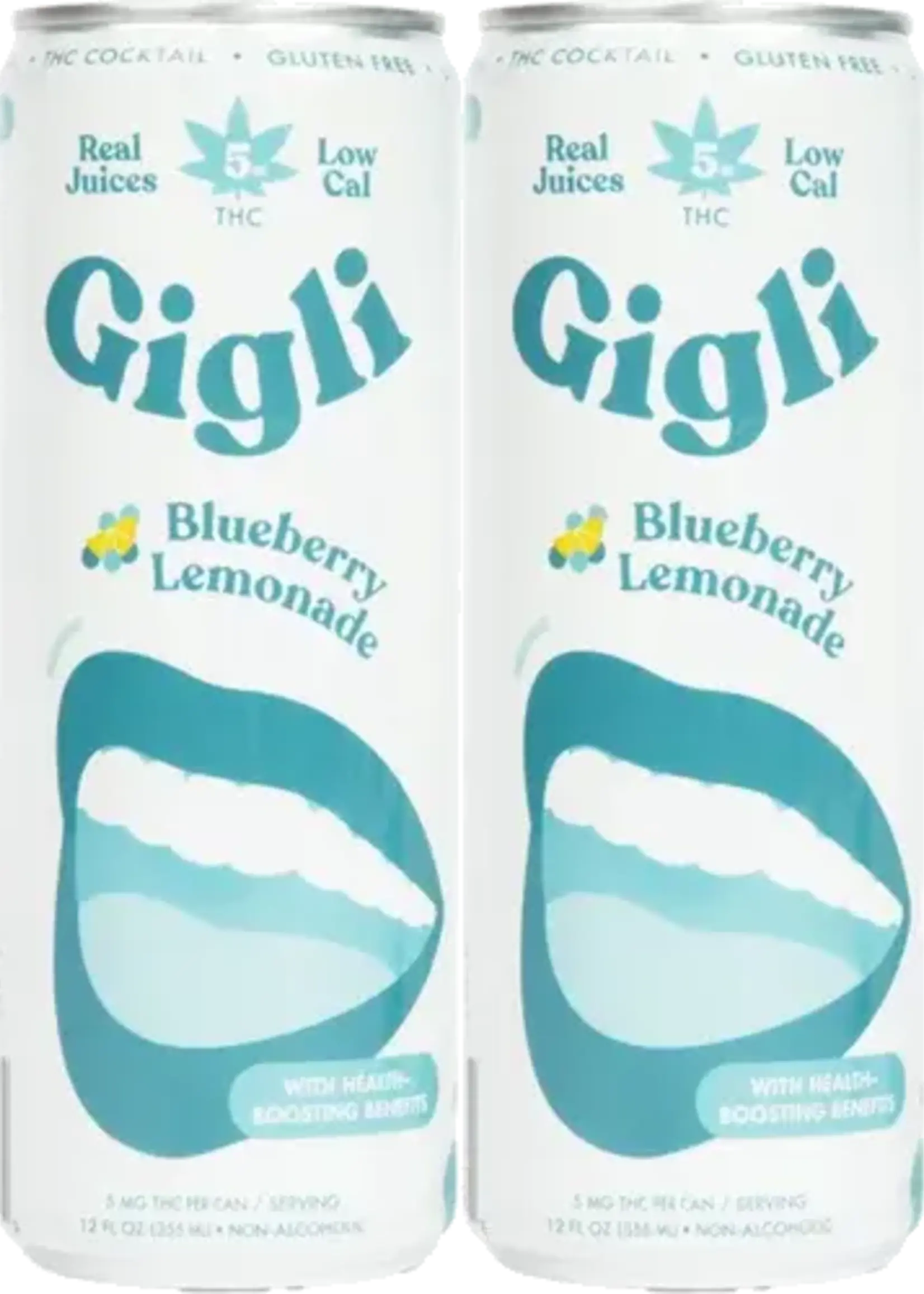 Gigli THC Gigli Blueberry Lemonade 5mg THC 4 can