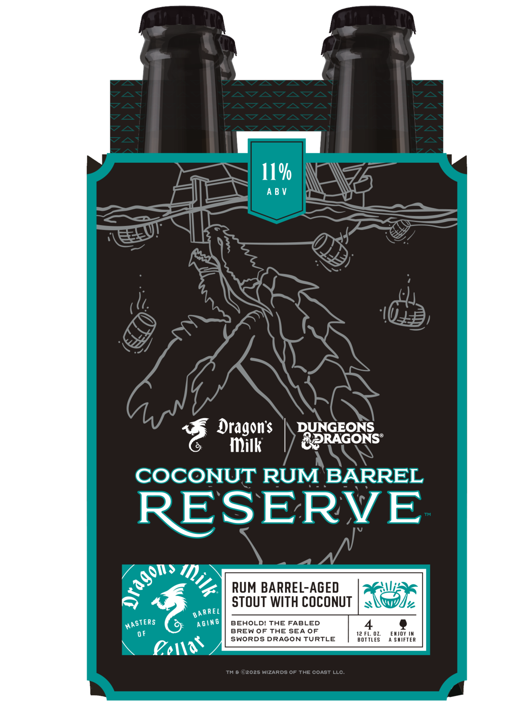 New Holland New Holland Dragon's Milk Reserve Coconut Rum 4 btl
