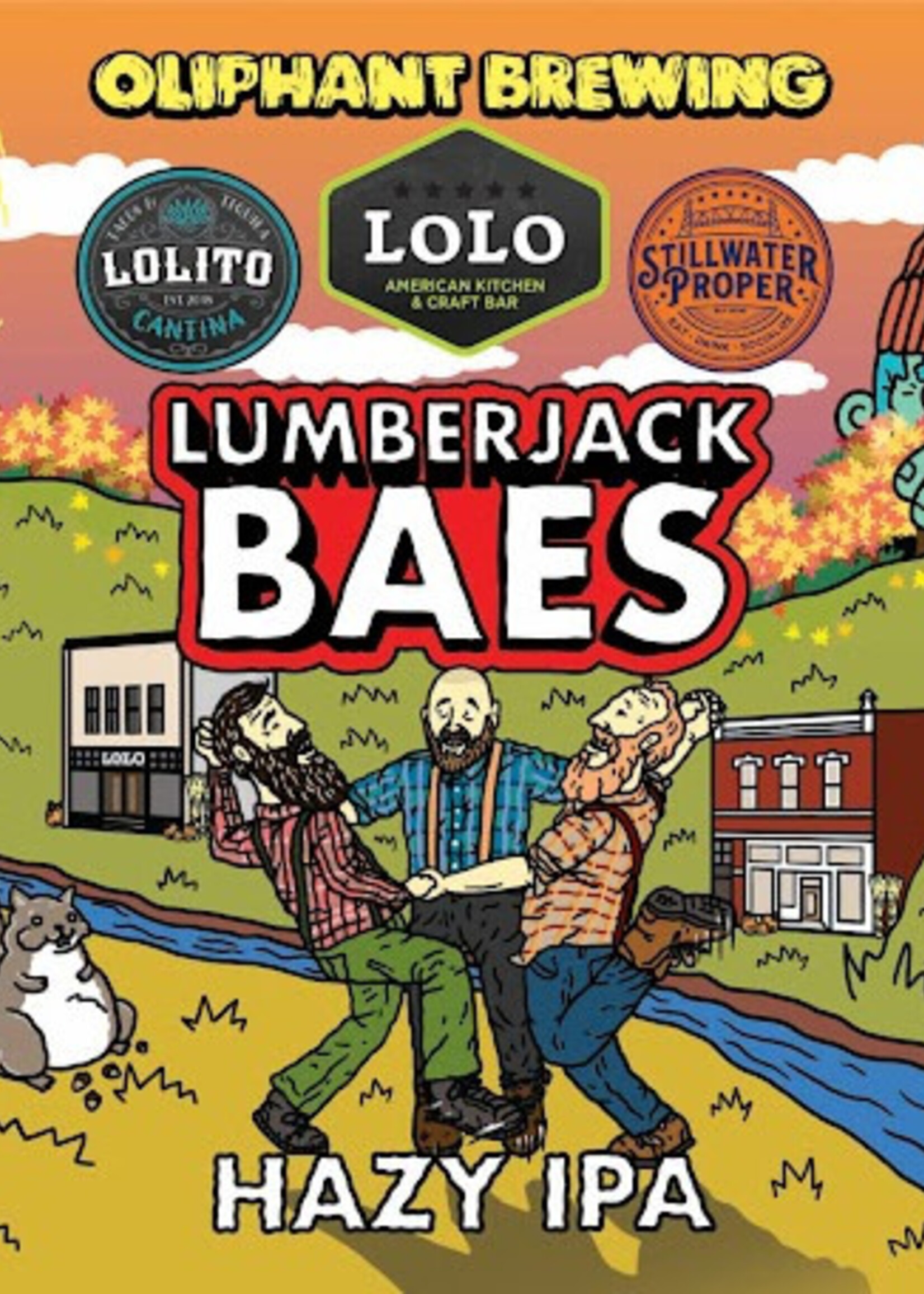 Oliphant Oliphant Lumberjack Baes NE IPA 4 can