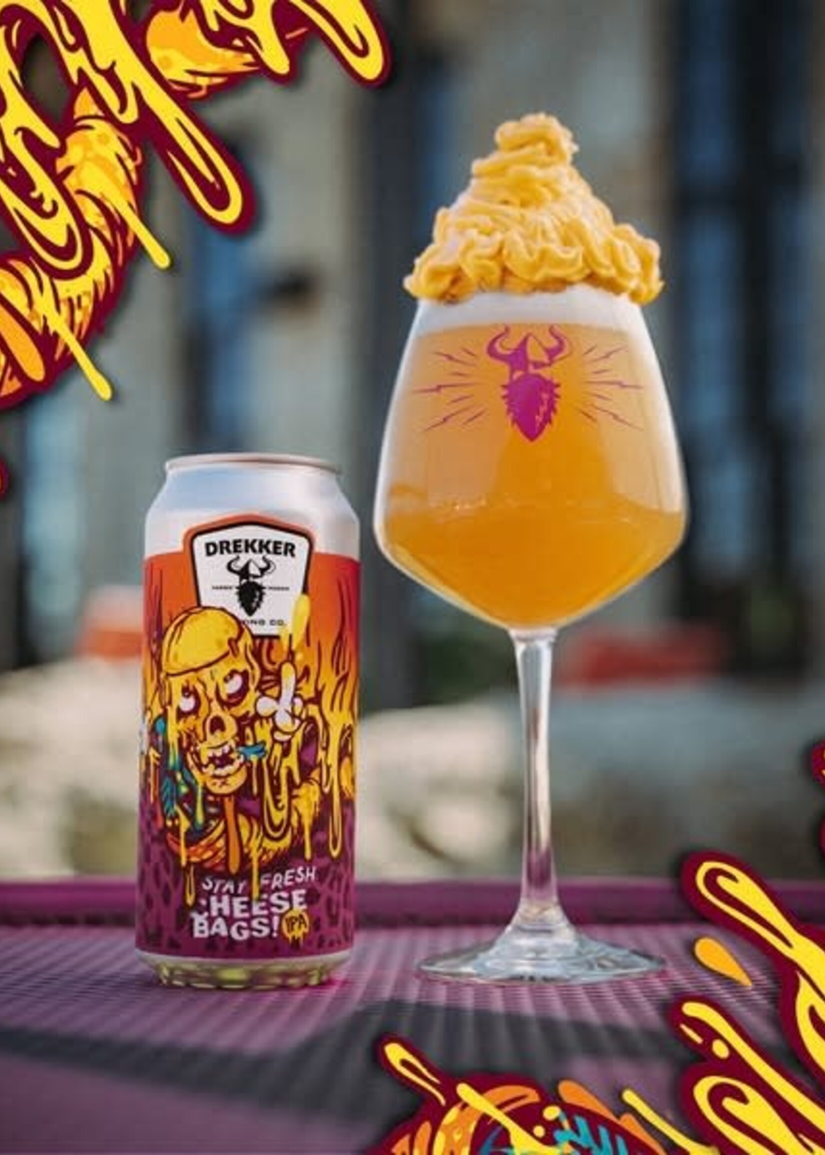 Drekker Drekker Stay Fresh Cheese Bags! IPA 4 can