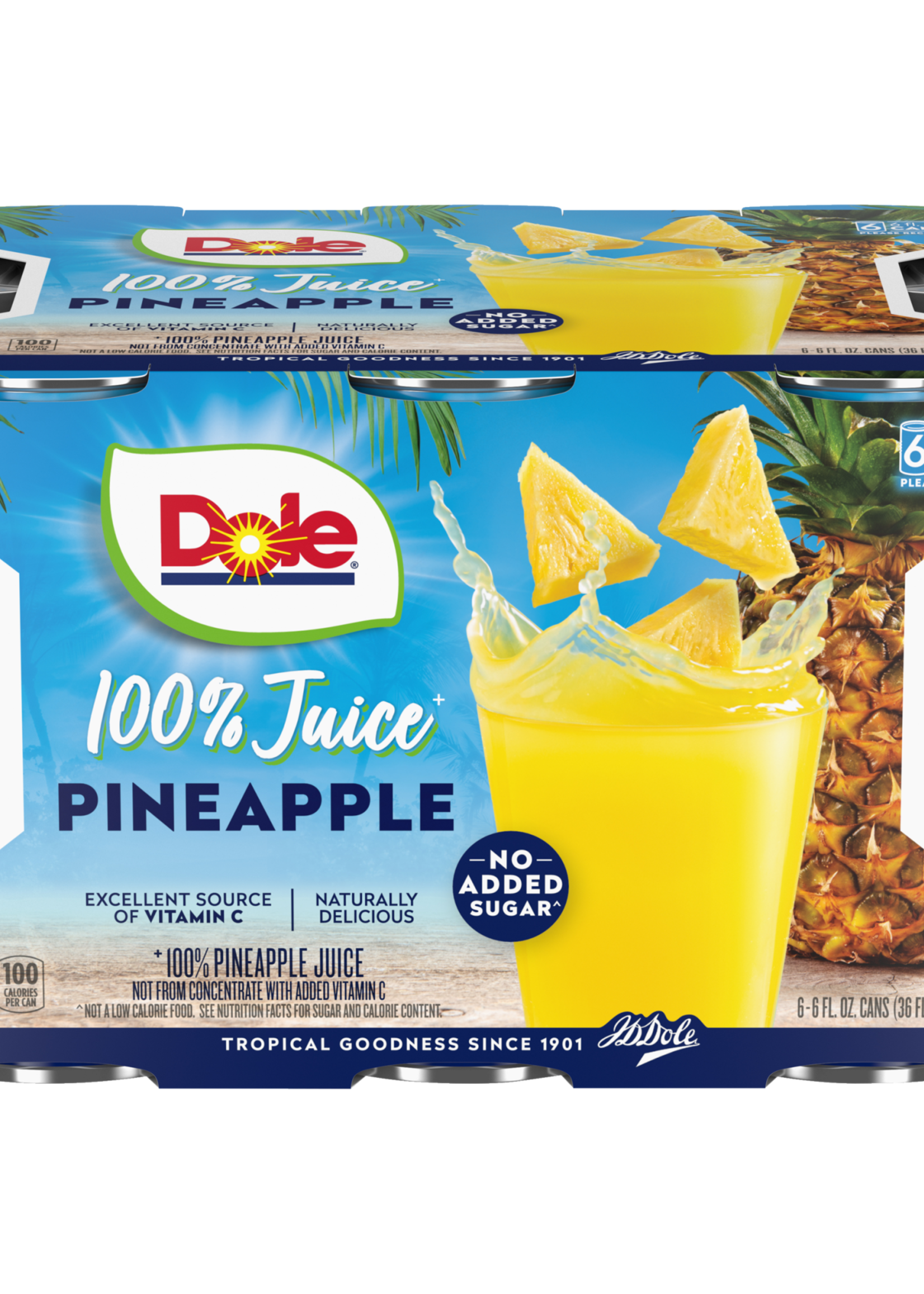 Dole Dole Pineapple Juice 6oz 6 can