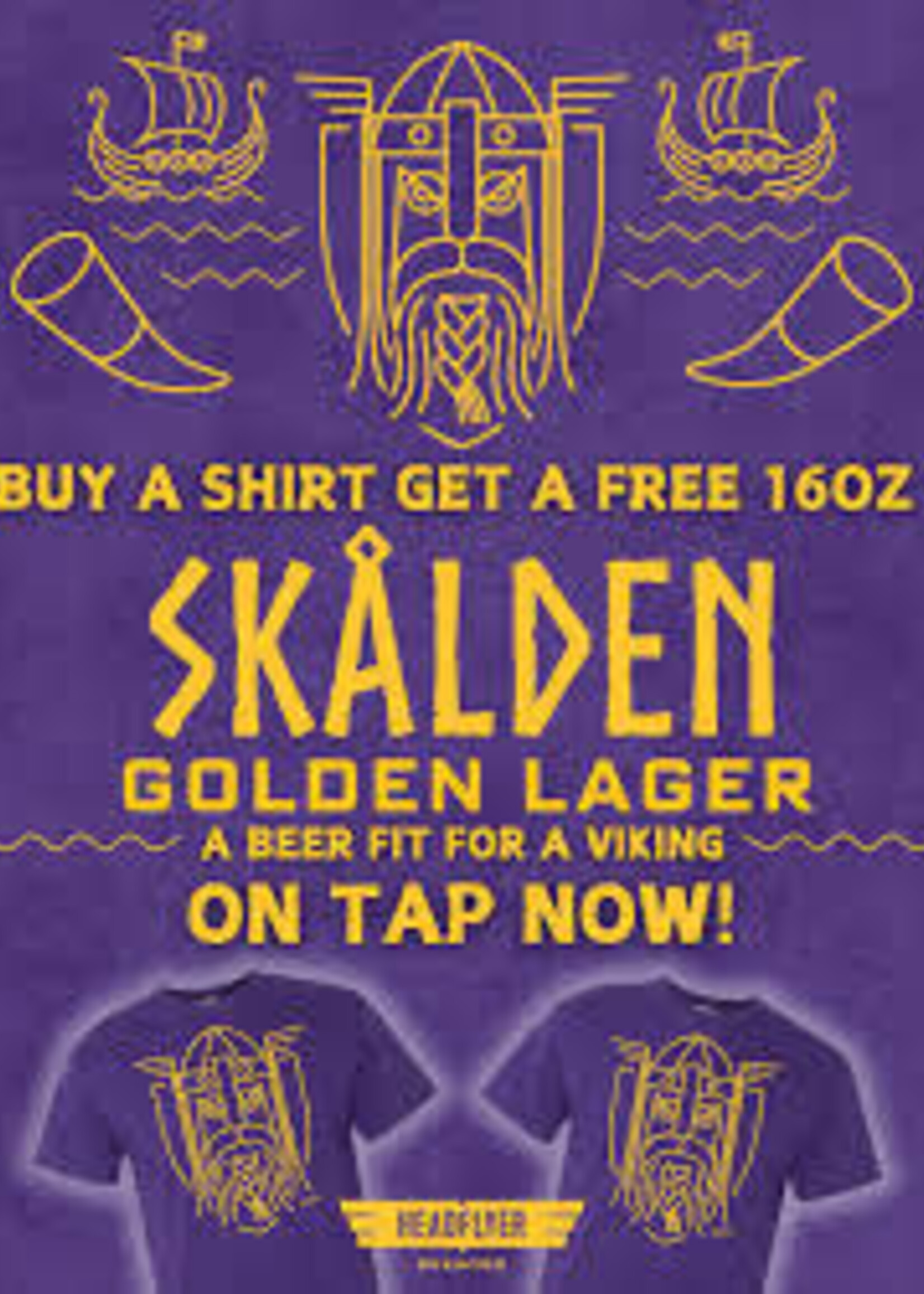 Head Flyer Headflyer Skalden Golden Lager 4 can