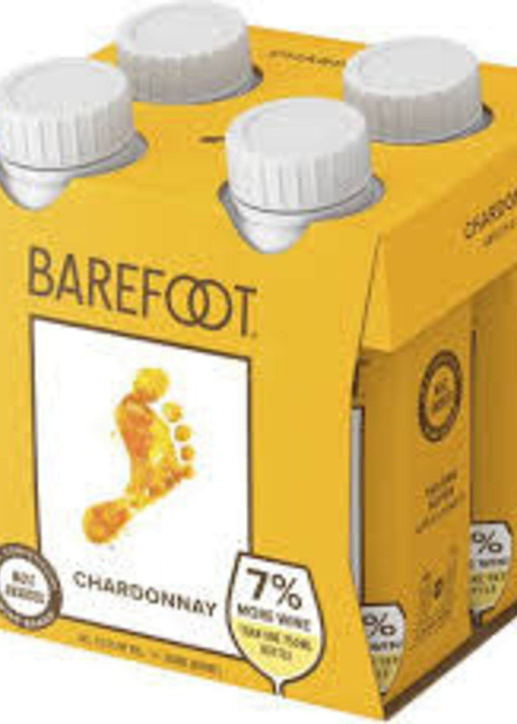 Barefoot Barefoot Mini Tetra Chardonnay 200ml 4 Pack