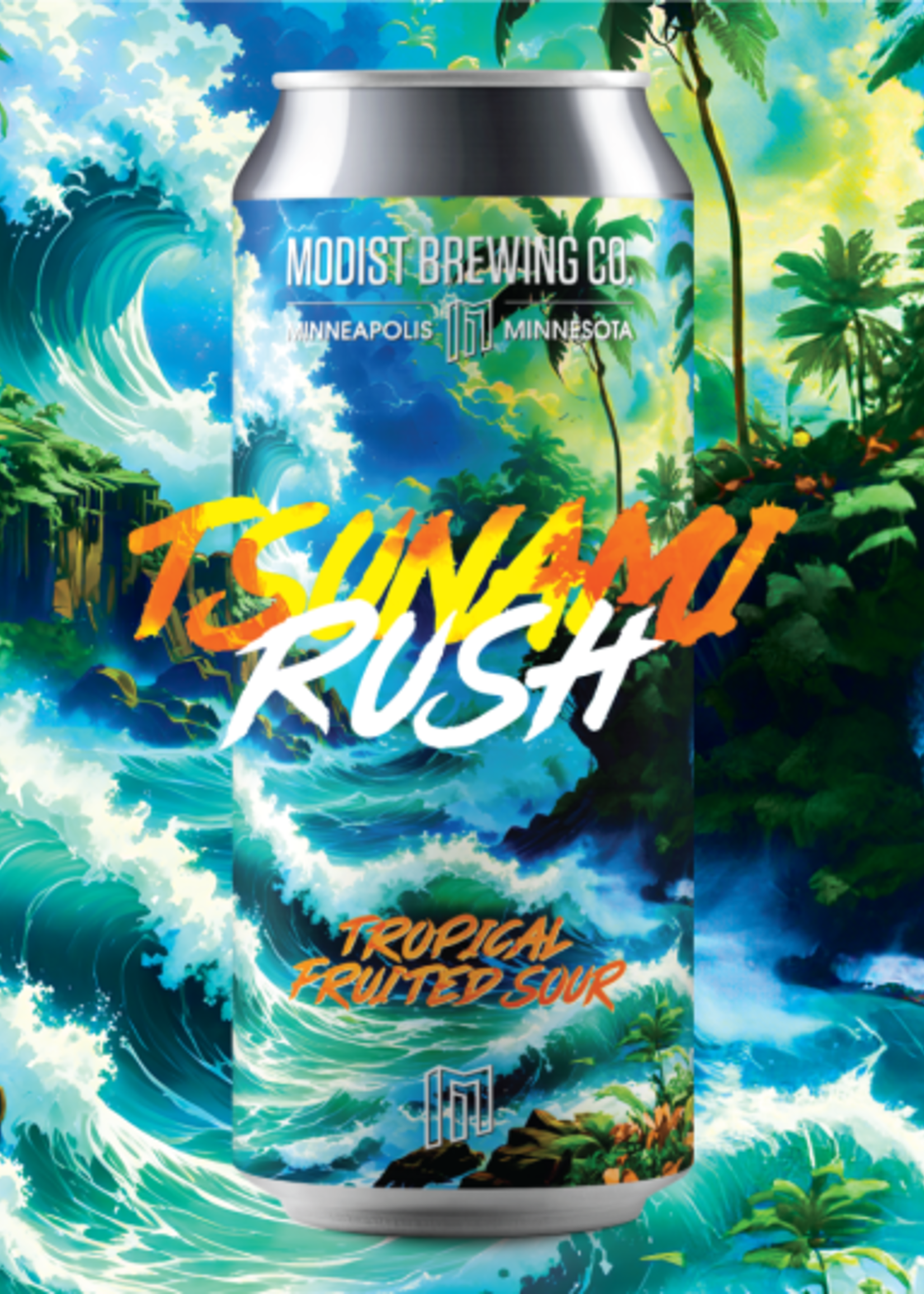 Modist Brewing Company Modist Tsunami Rush Tropical Fruited Sour 4 can