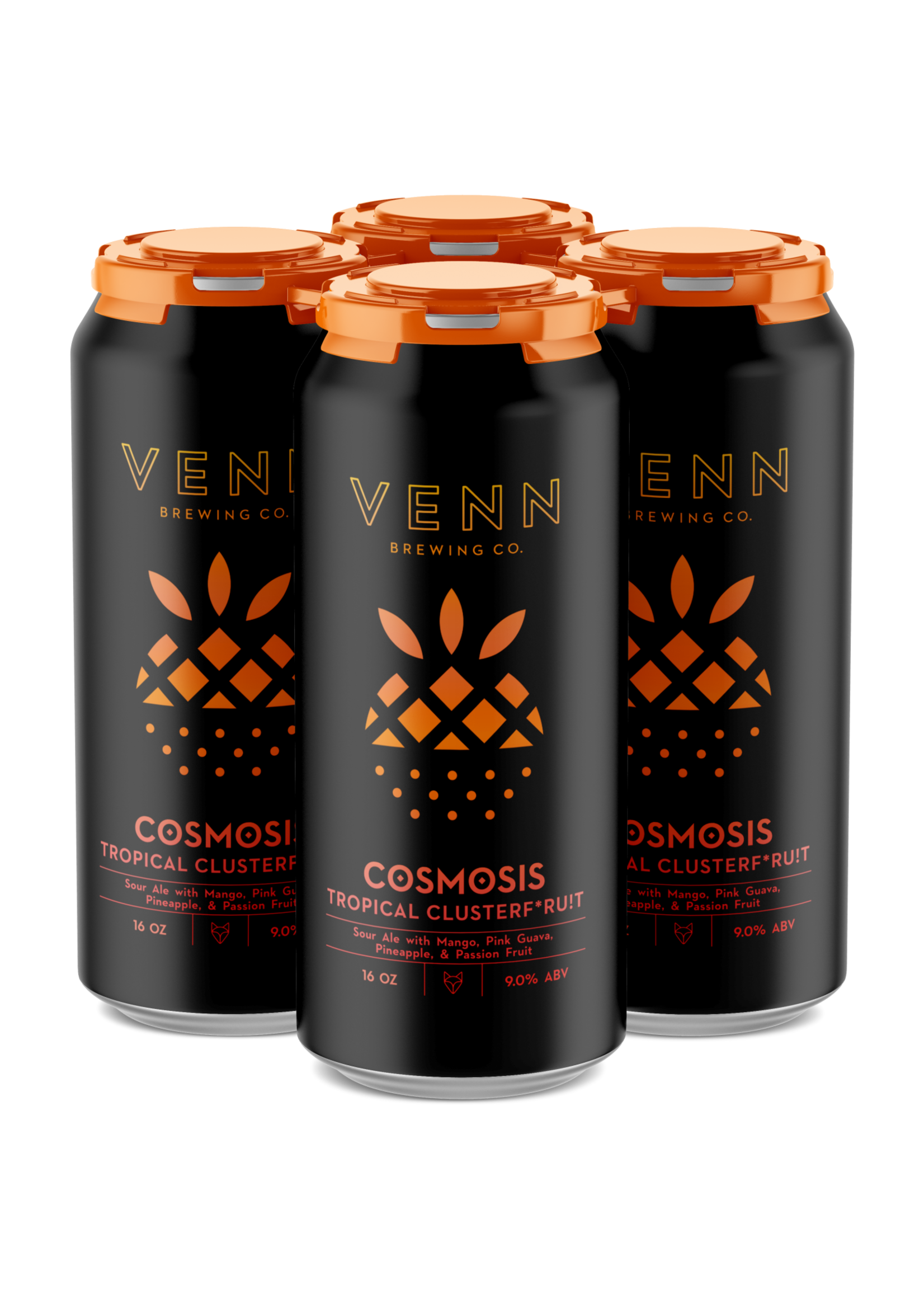 Venn Brewing Venn Brewing Cosmosis: Tropical Clusterfruit Sour 4 pack
