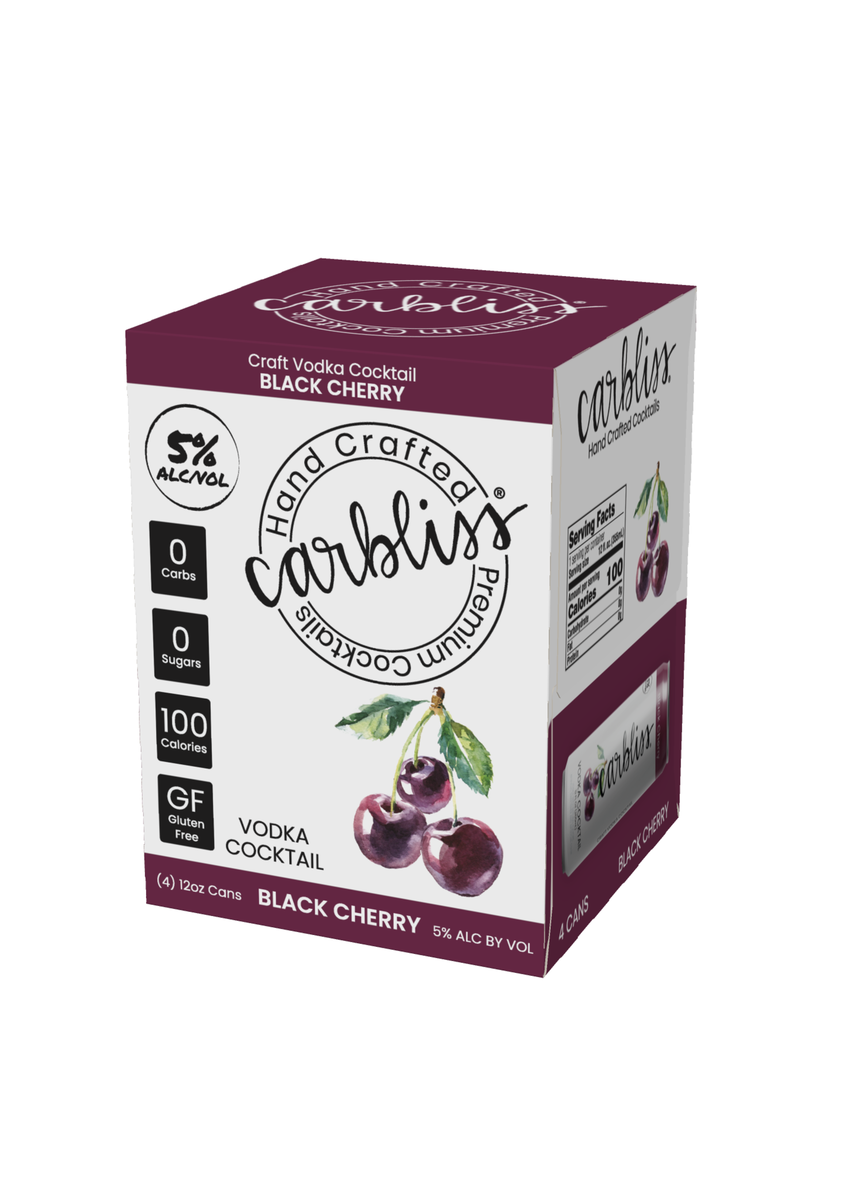 Carbless Carbliss Black Cherry 4 can