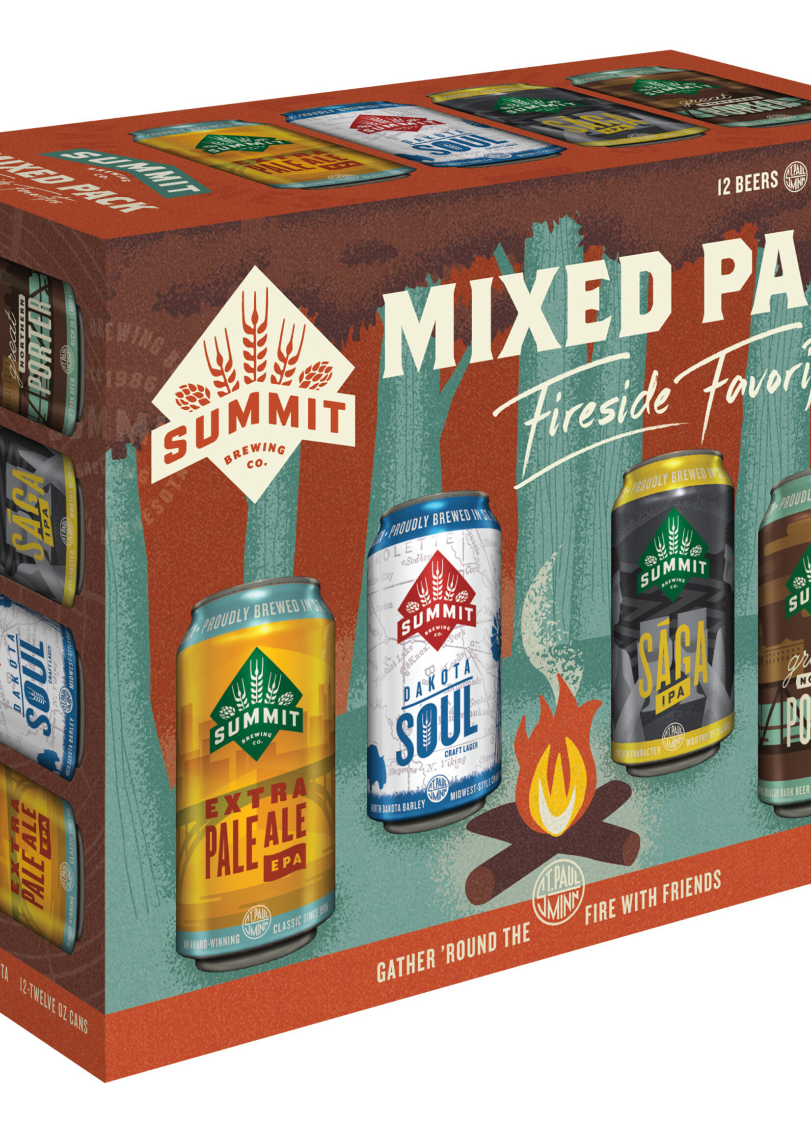 Summit Summit Mixed Pack: Fireside Edition 12 can