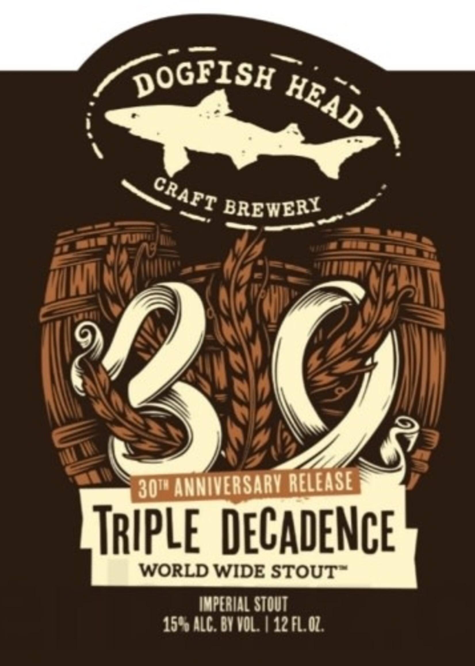 Dogfish Head Dogfish Head Triple Decadence World Wide Stout 2025 single