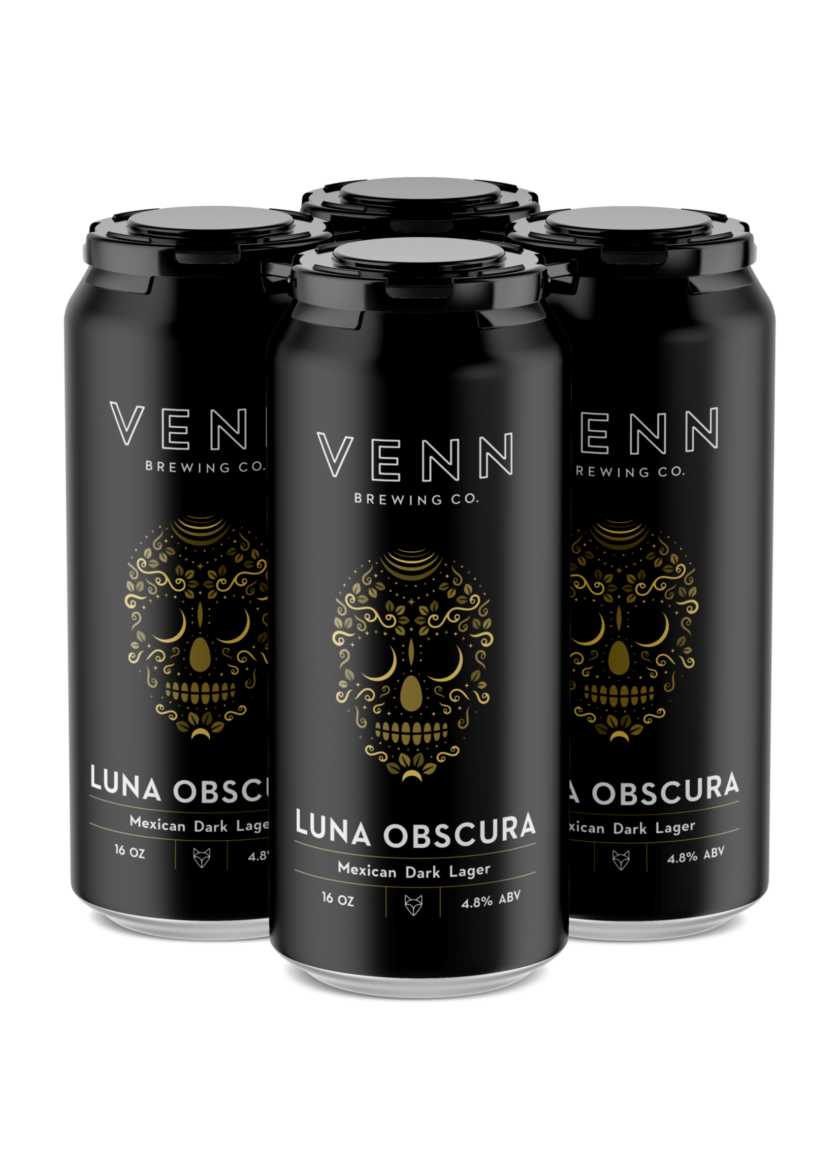 Venn Brewing Venn Brewing Luna Obscura Mexican Dark Lager 4 pack