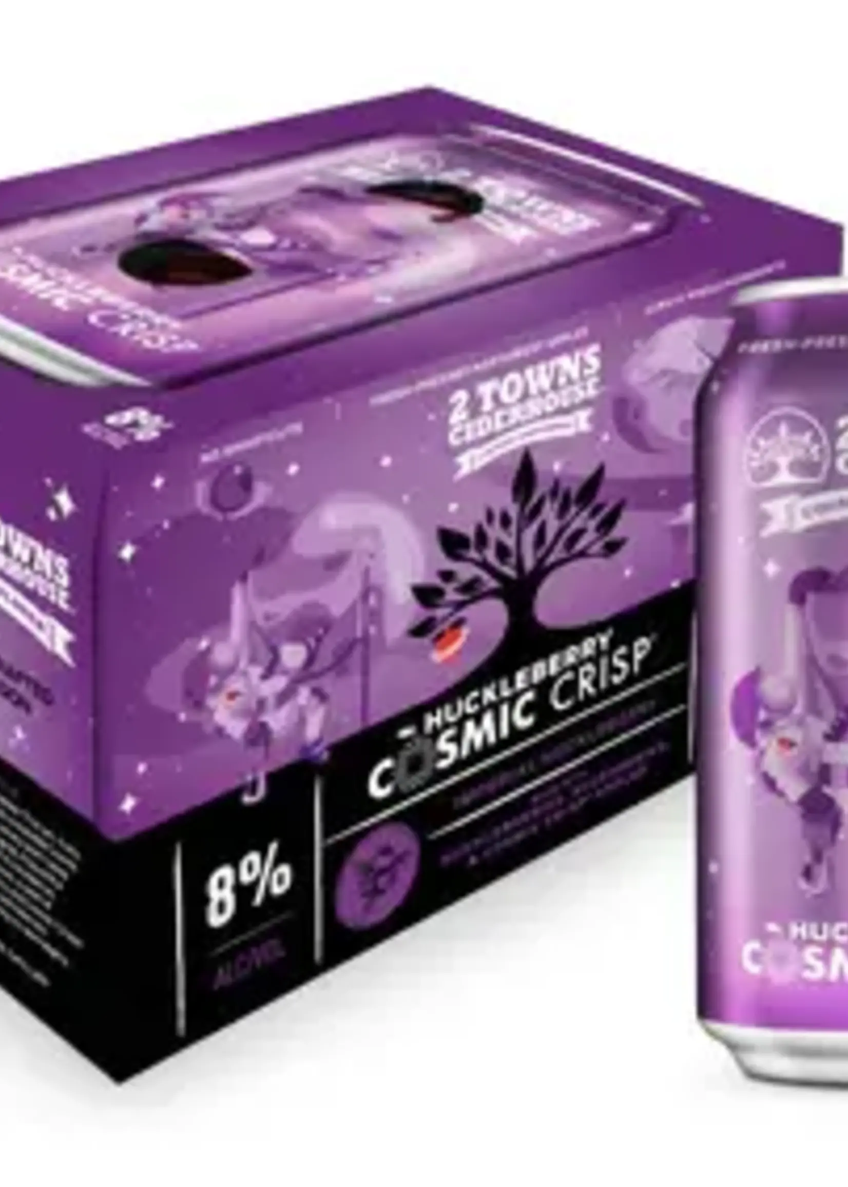 2 Towns Cider 2 Towns Huckleberry Cosmic Crisp 6 can