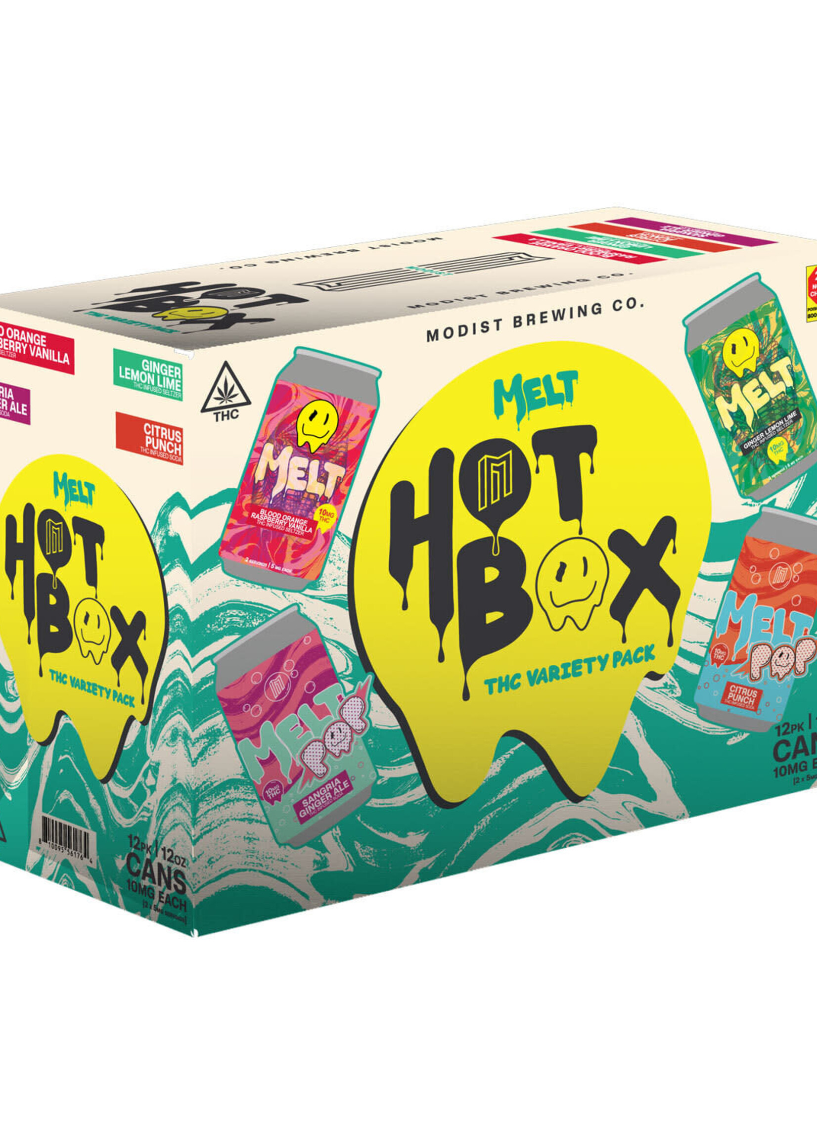 Modist Brewing Company Modist Melt Hotbox 10MG THC Variety 12 can