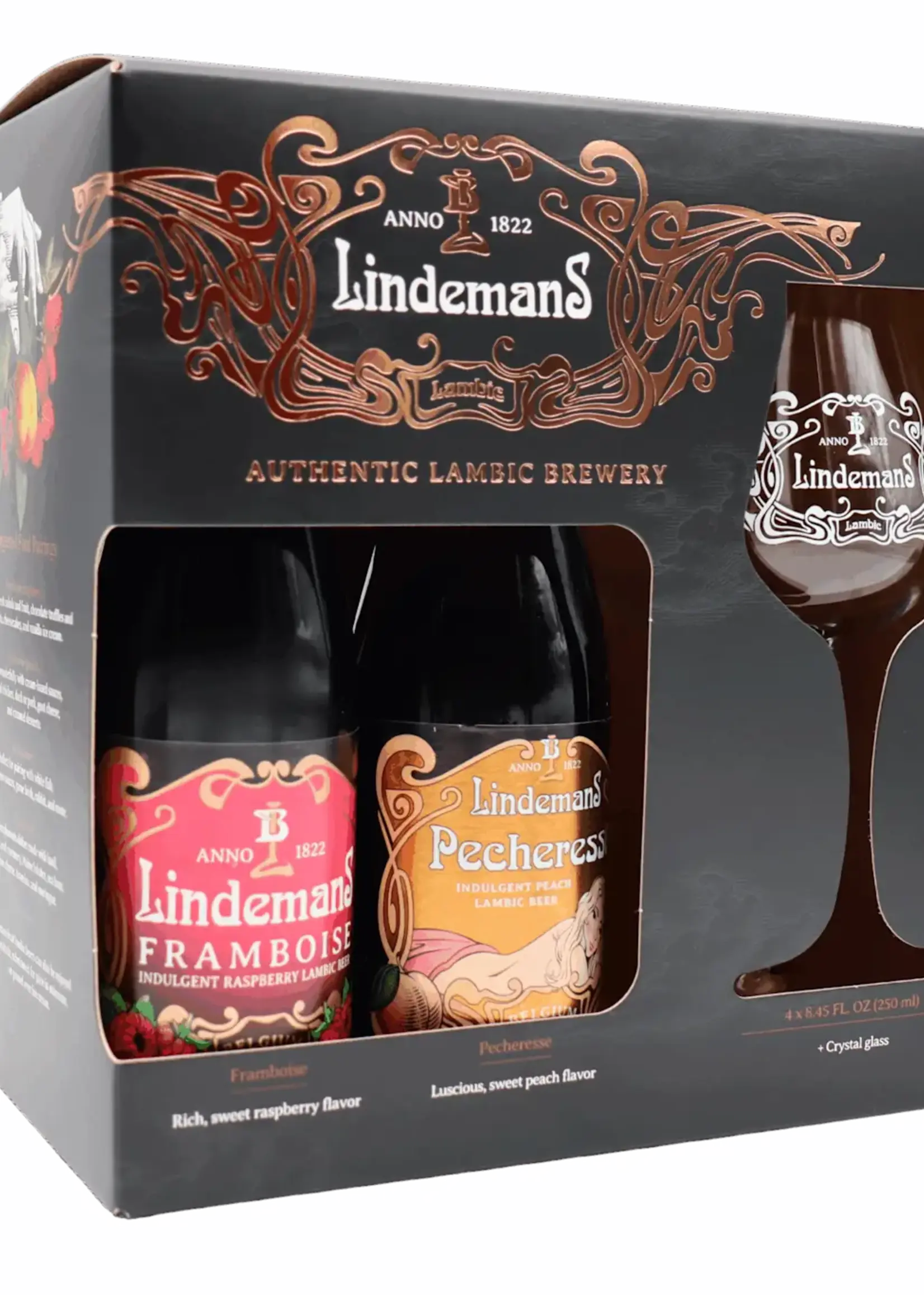 Lindemans Lindemans Gift Box with Glass 4 btl